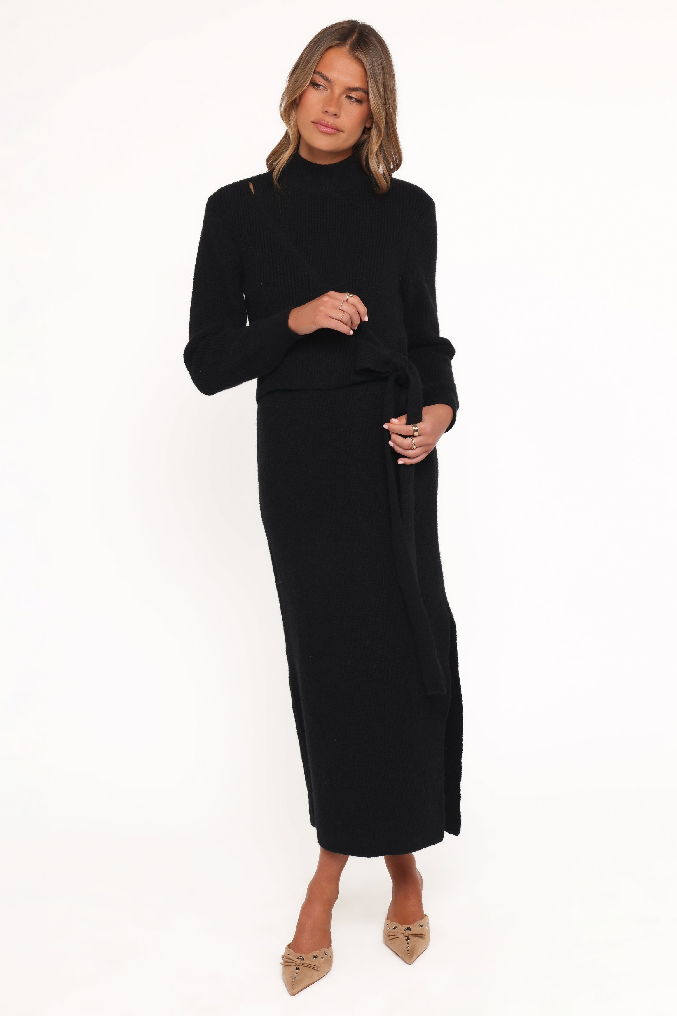 Aerin Knit Dress - Black