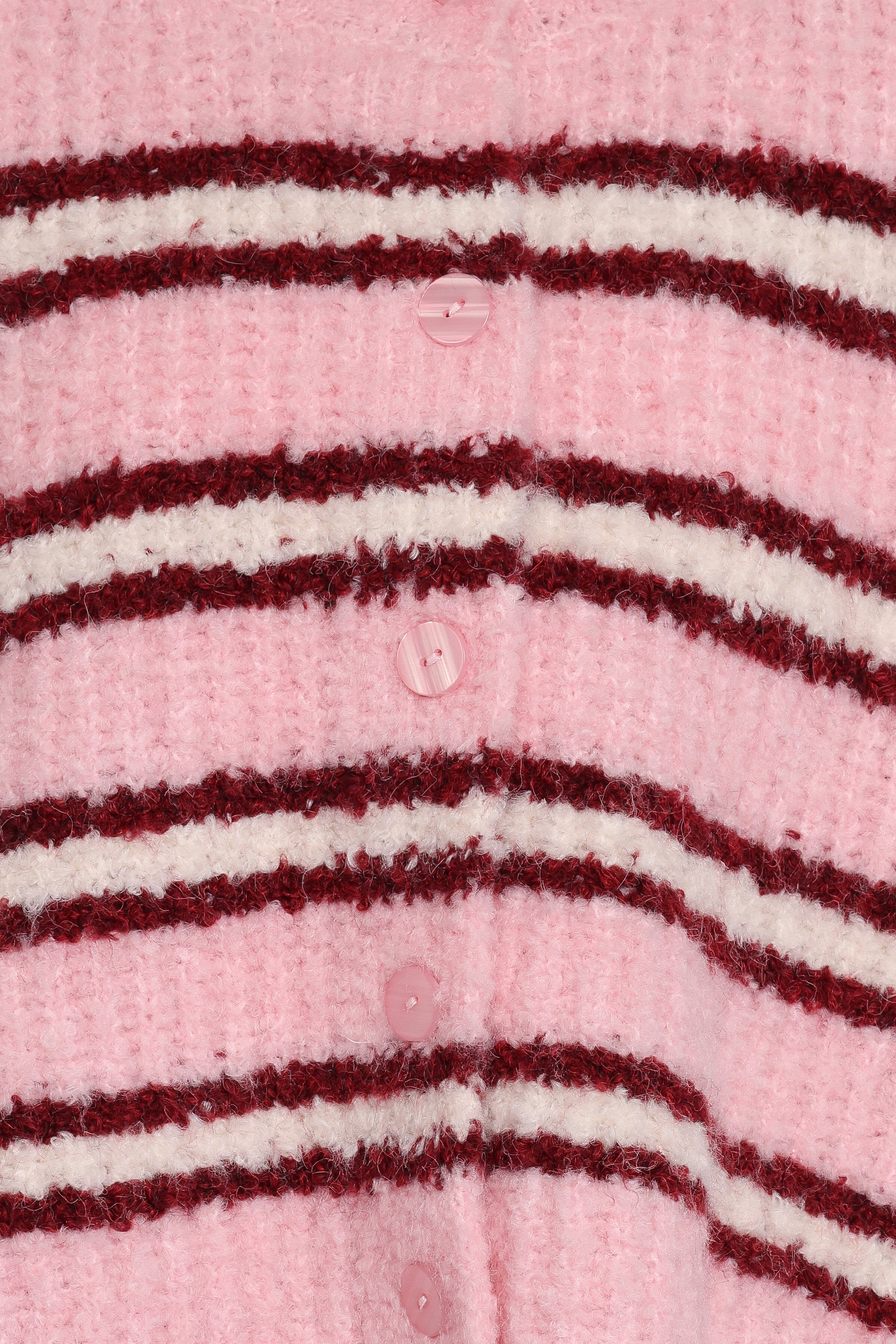 Albertine Cardigan - Pink Stripe