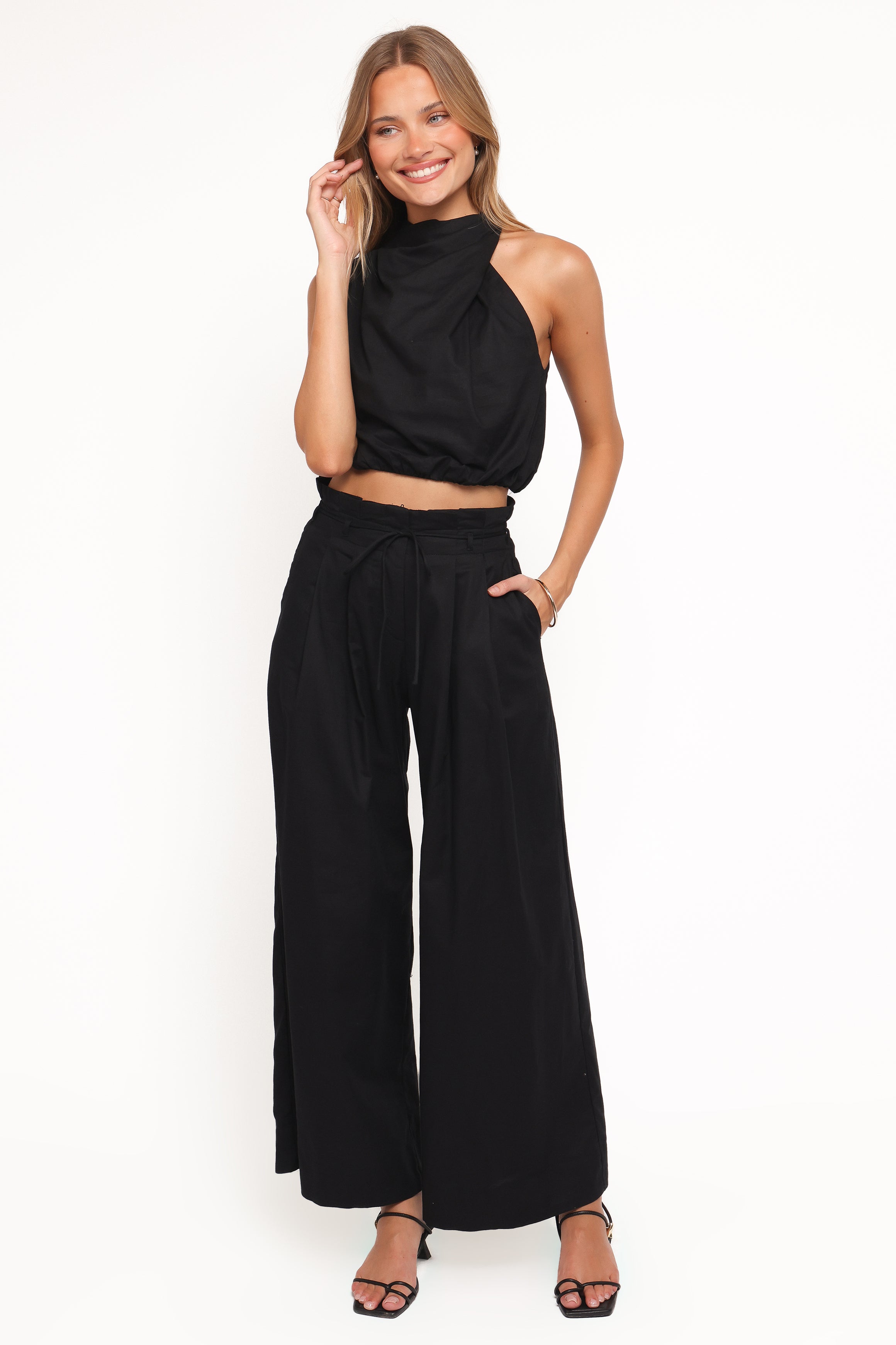 Althea Pant Set - Black