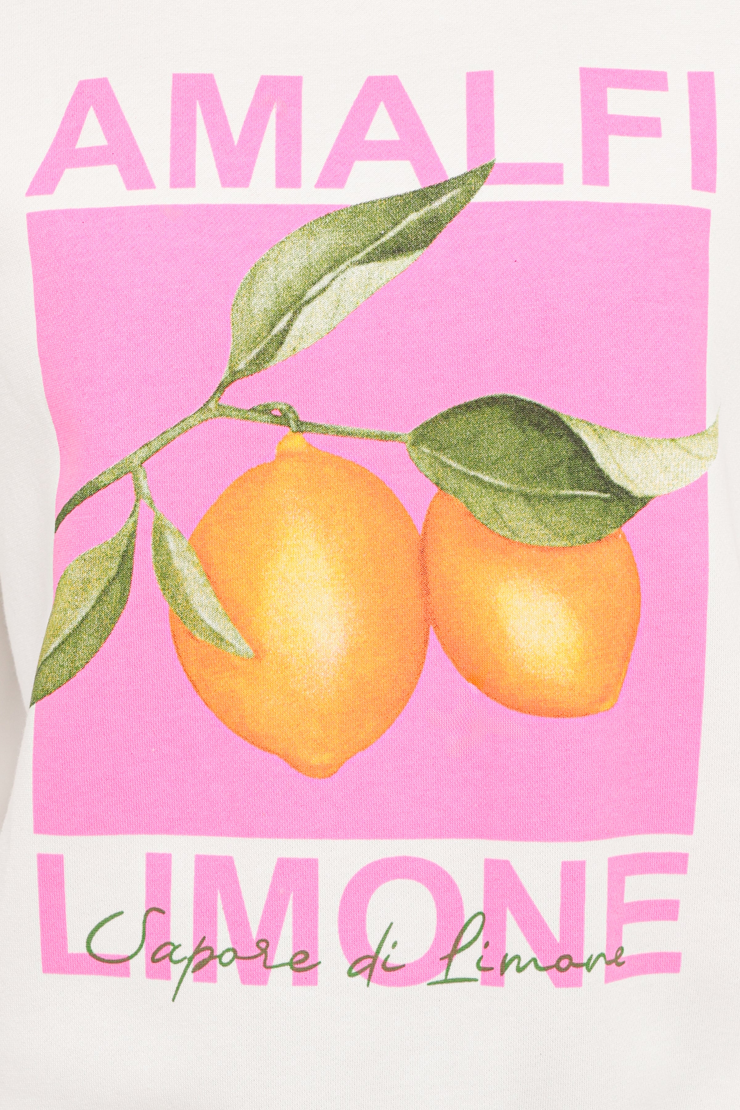 Amalfi Graphic Sweatshirt - White