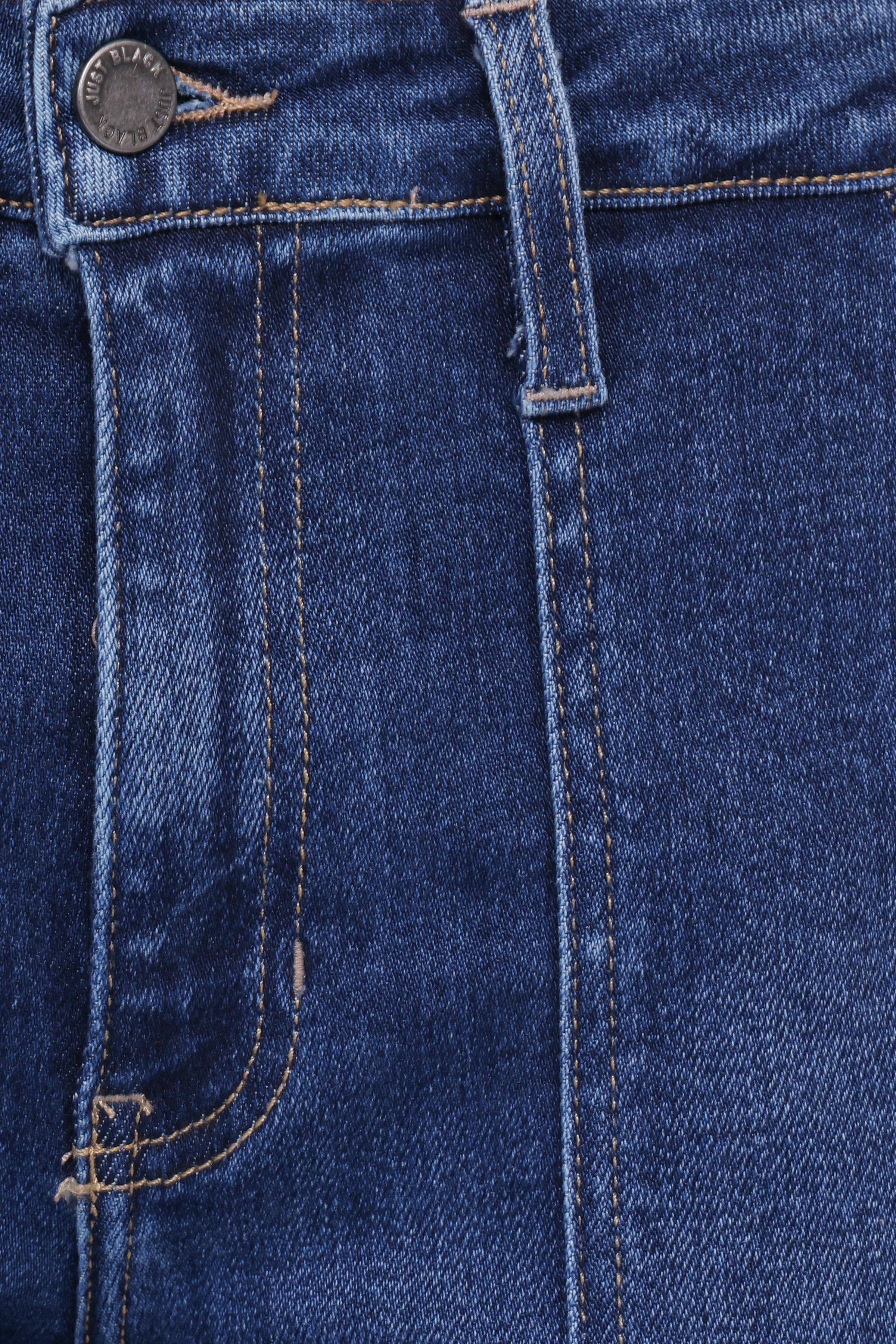 Amara Utility Pocket Straight Jean - Dark Wash