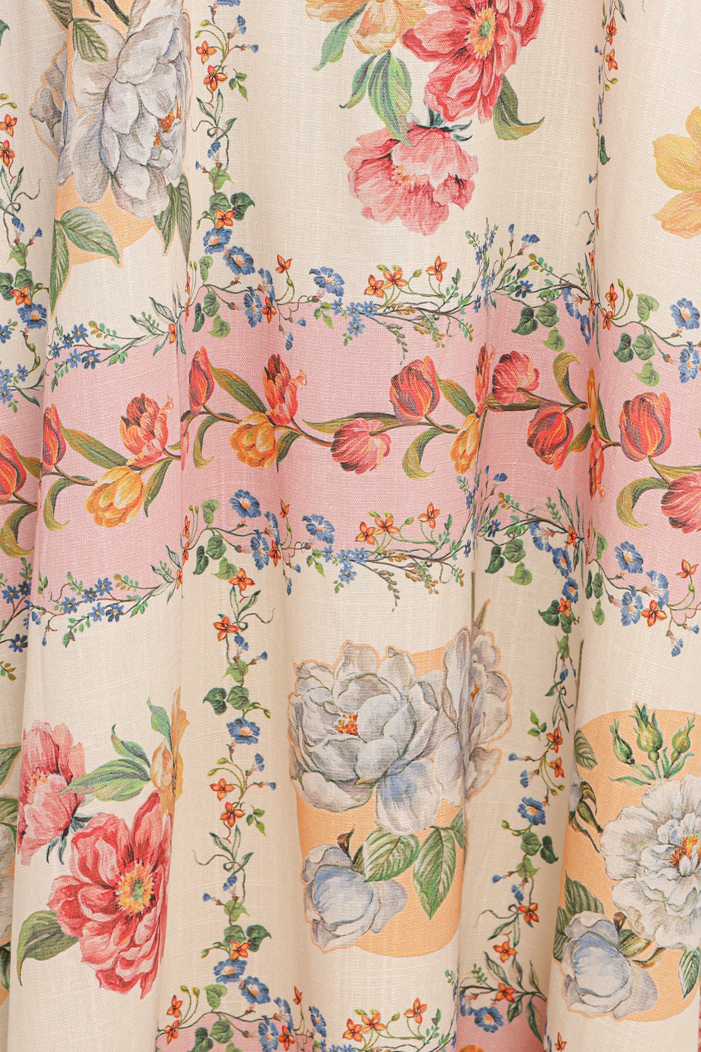 Amora Strapless Maxi Dress - Rose Tile