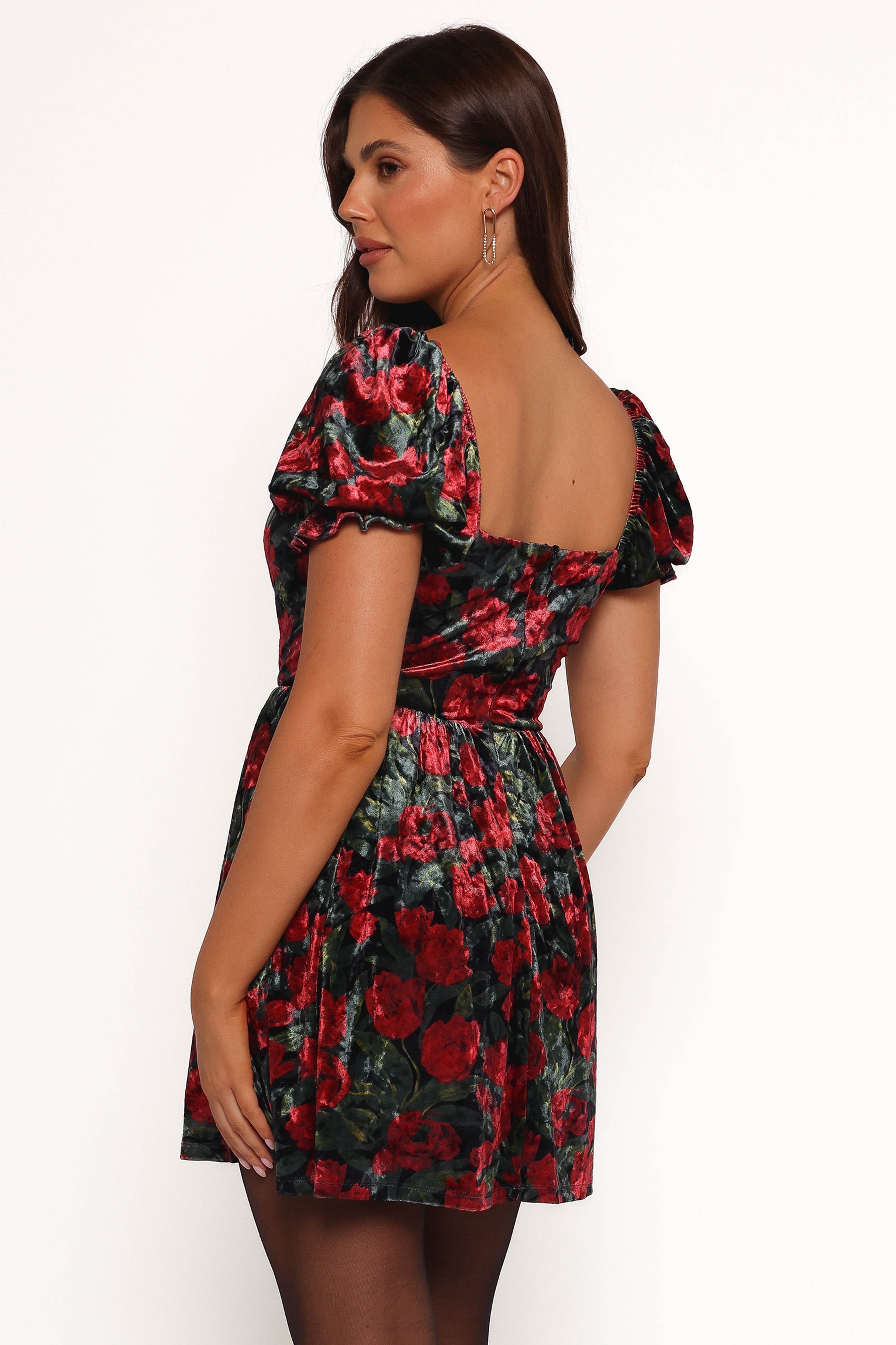 Anders Mini Dress - Black/Red