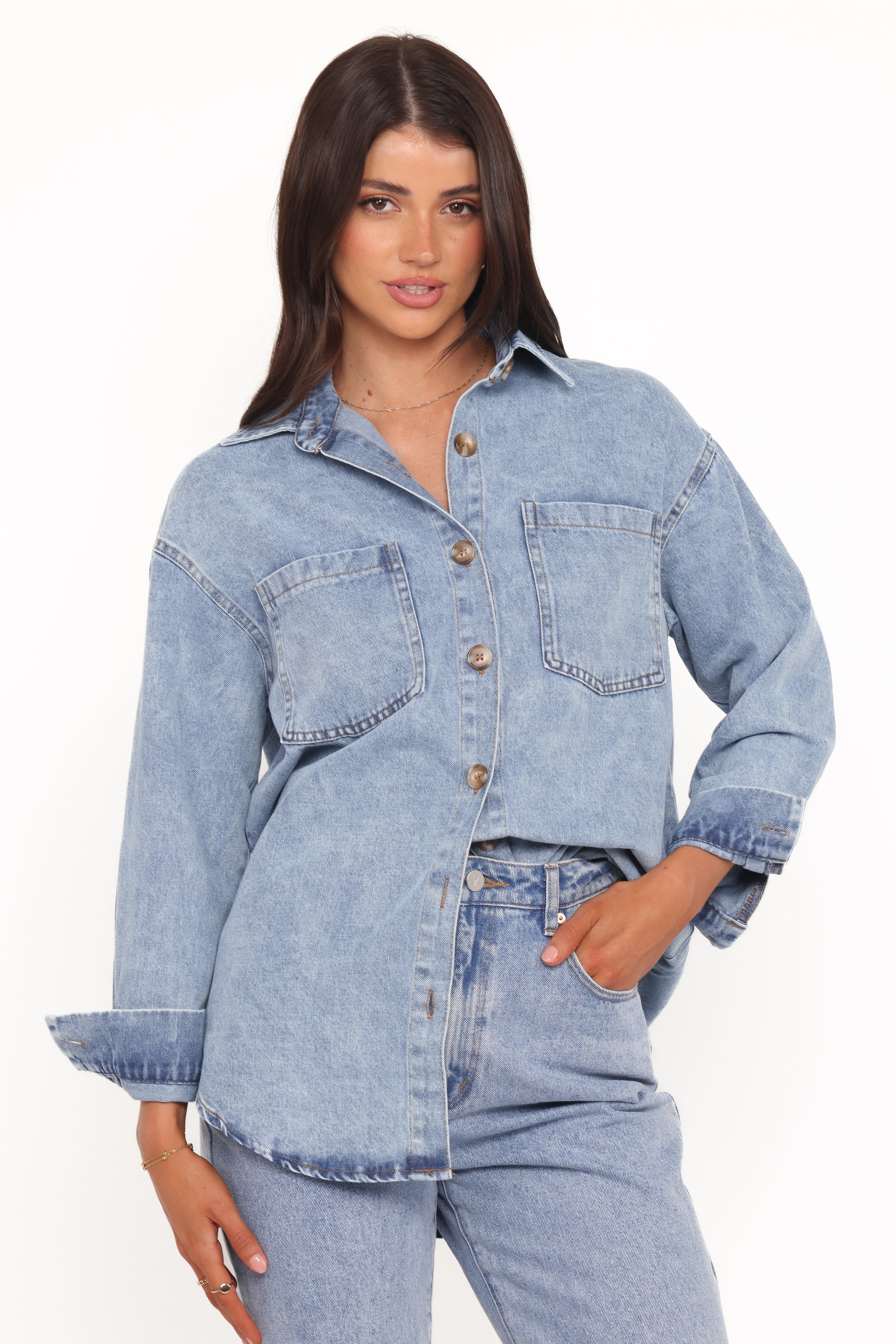 Anicia Denim Shirt - Light