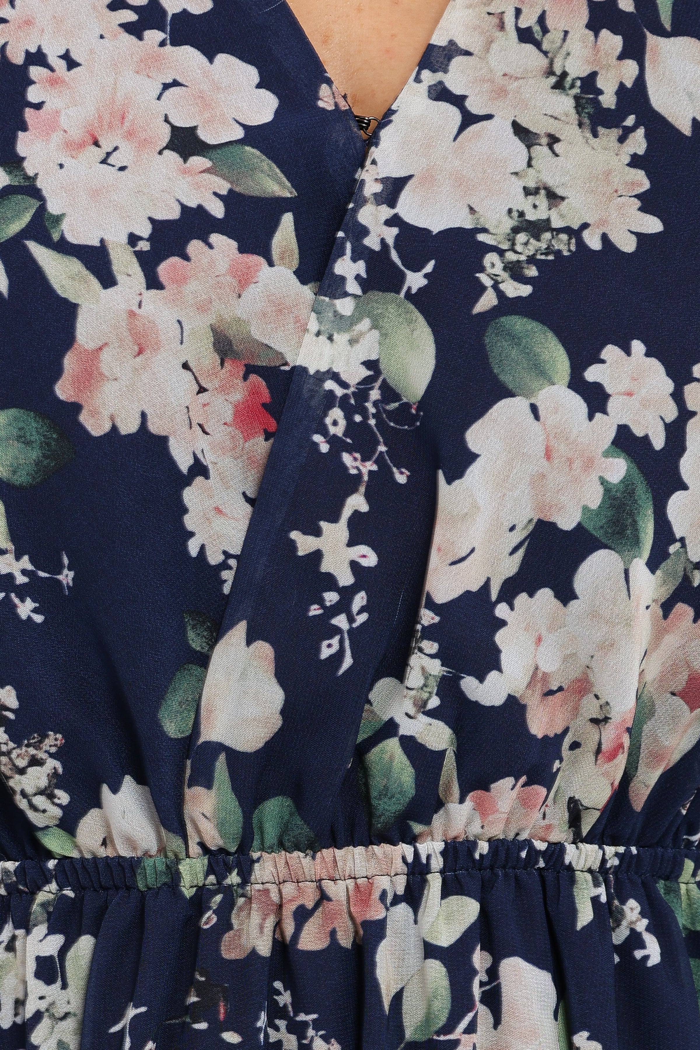 Anisa Maxi Dress - Navy Floral