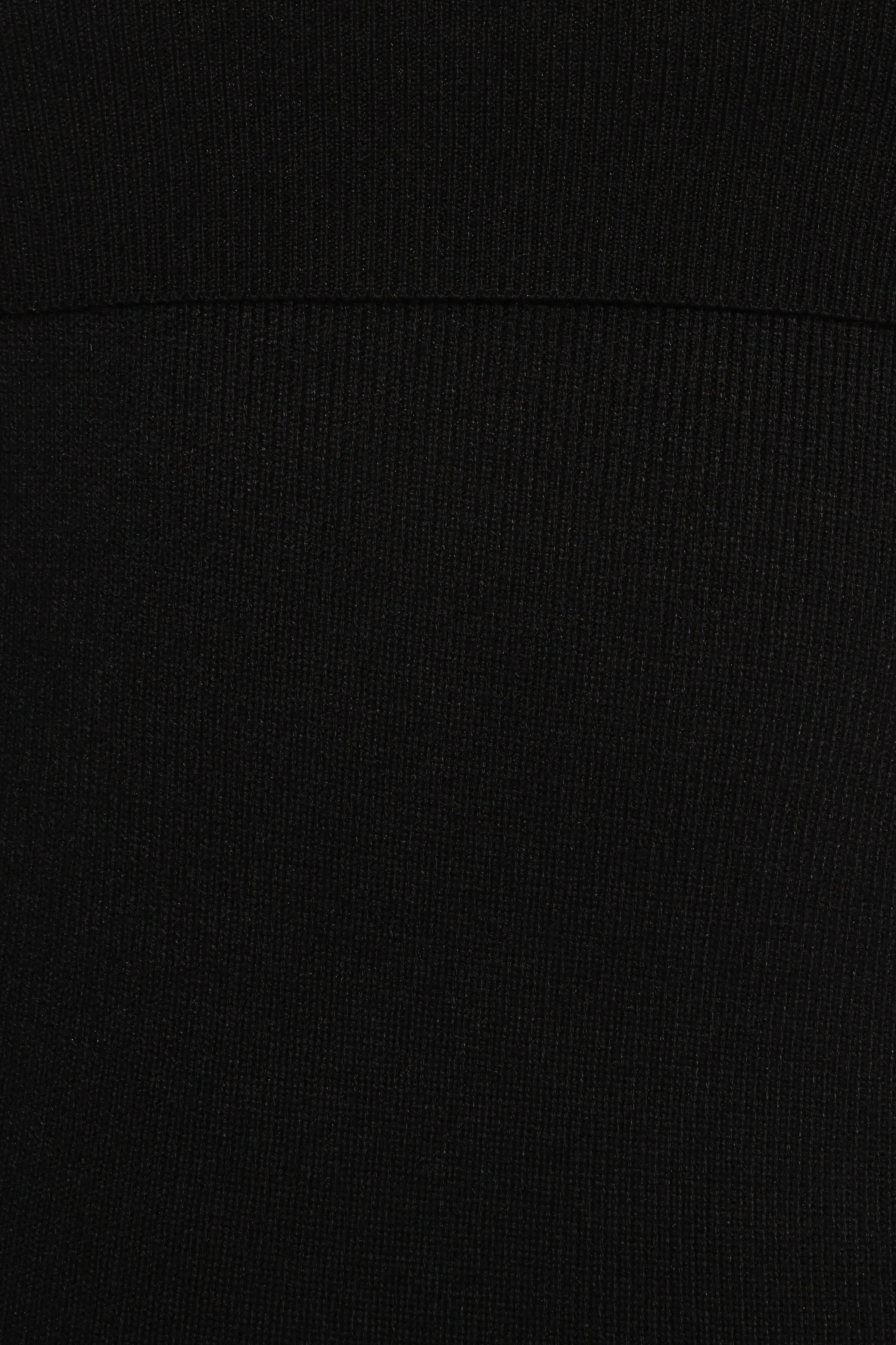 Archie Off the Shoulder Midi Dress - Black