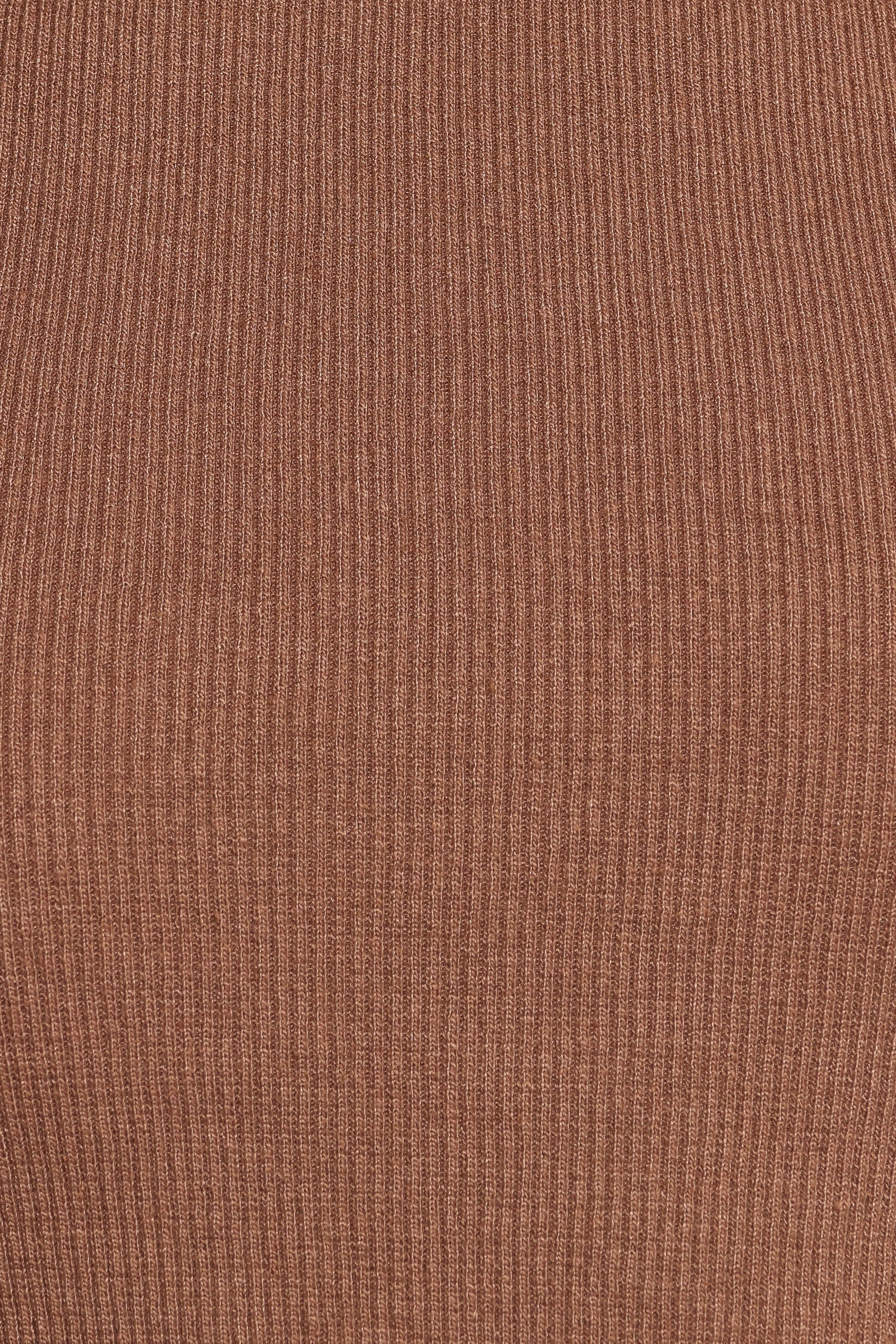 Ari Ribbed Tank - Mocha