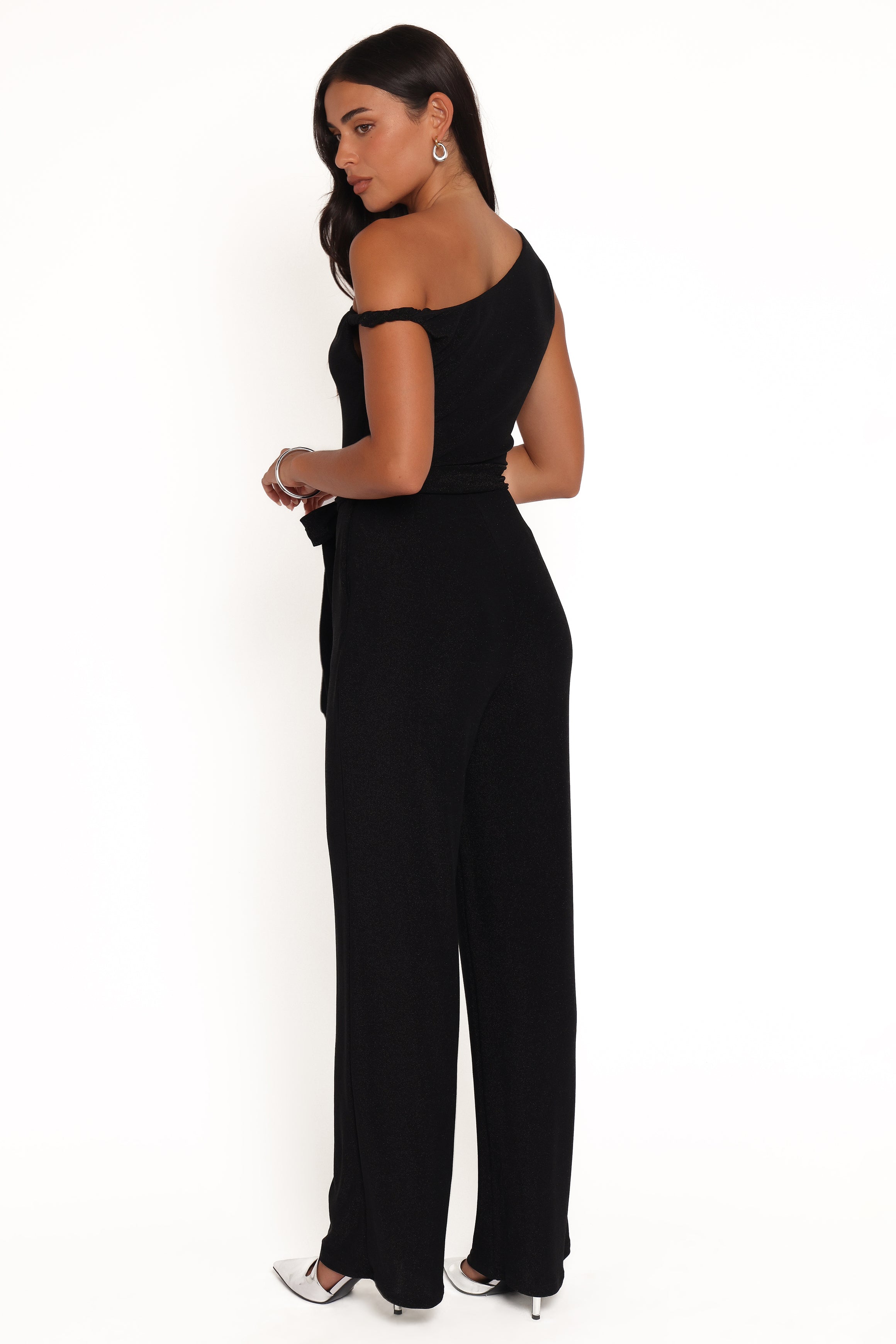 Katarina Off Shoulder Jumpsuit - Black