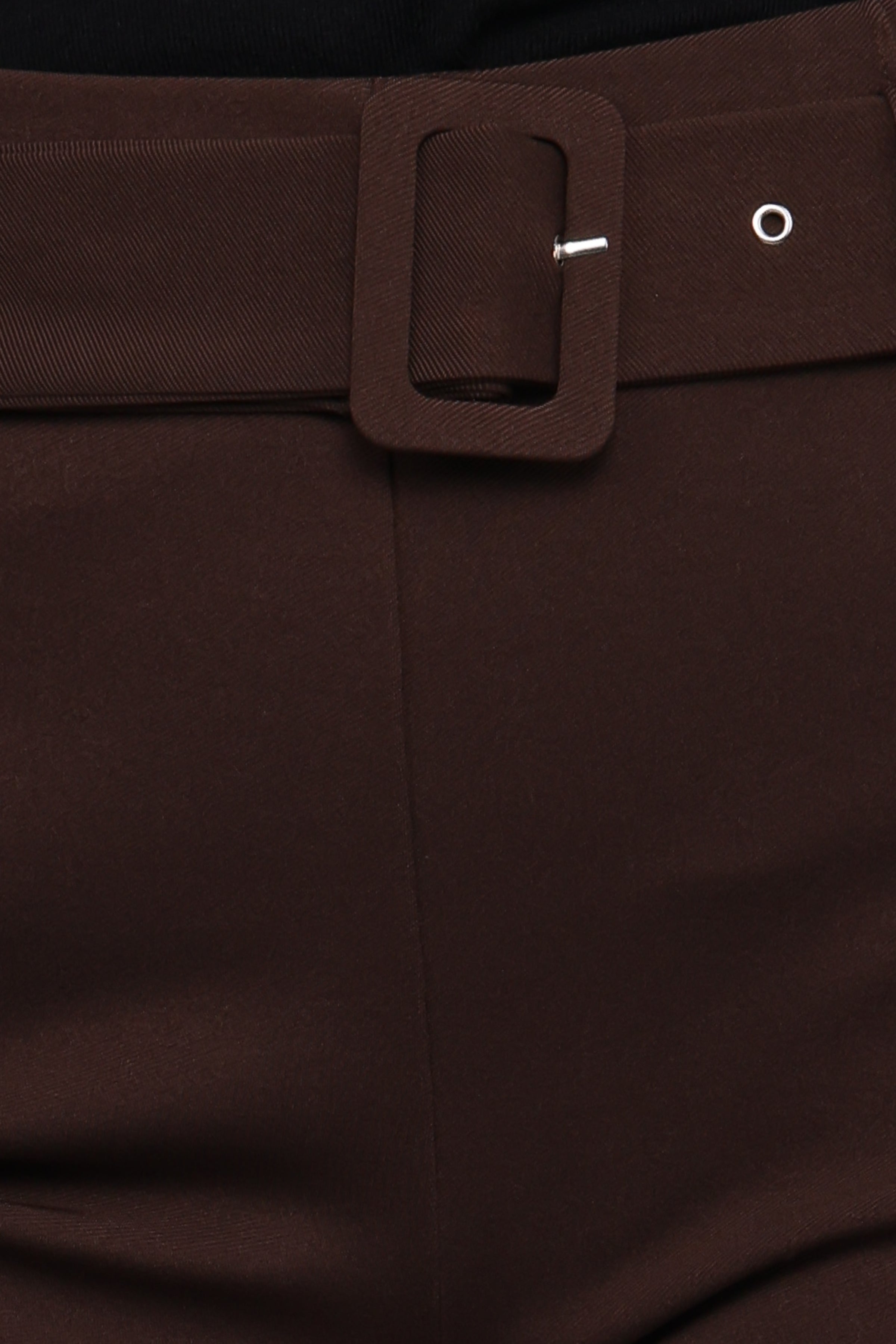 Benton Belted Pant - Brown