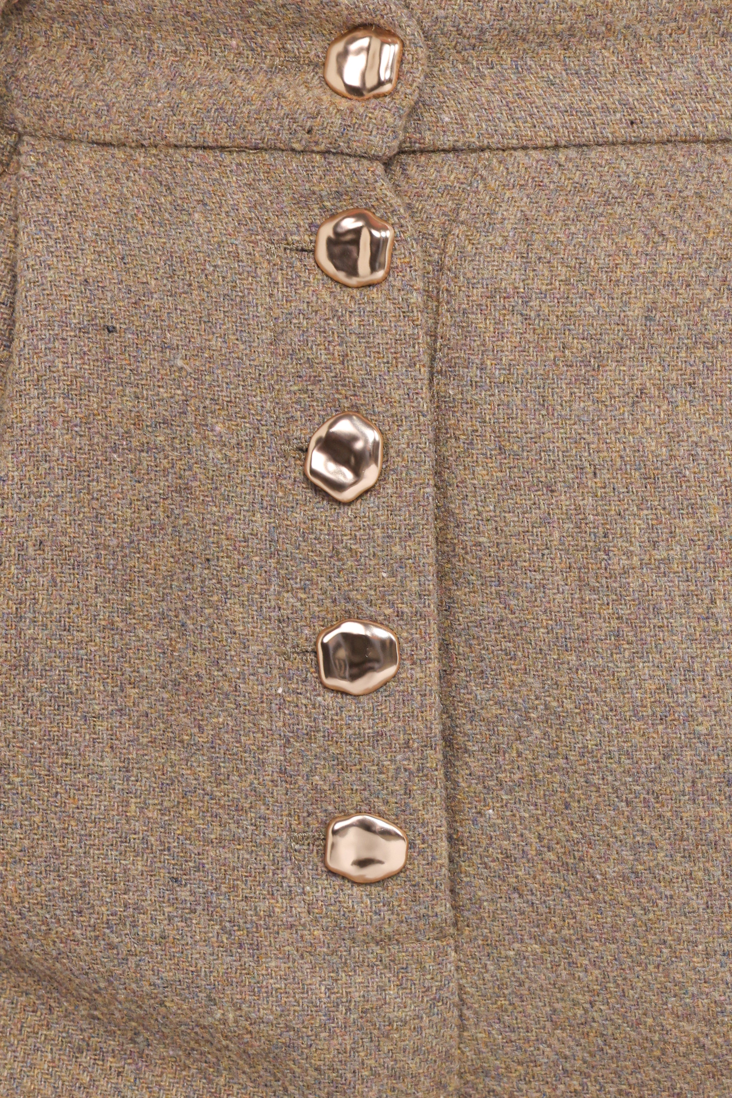 Denise Tailored Shorts - Taupe