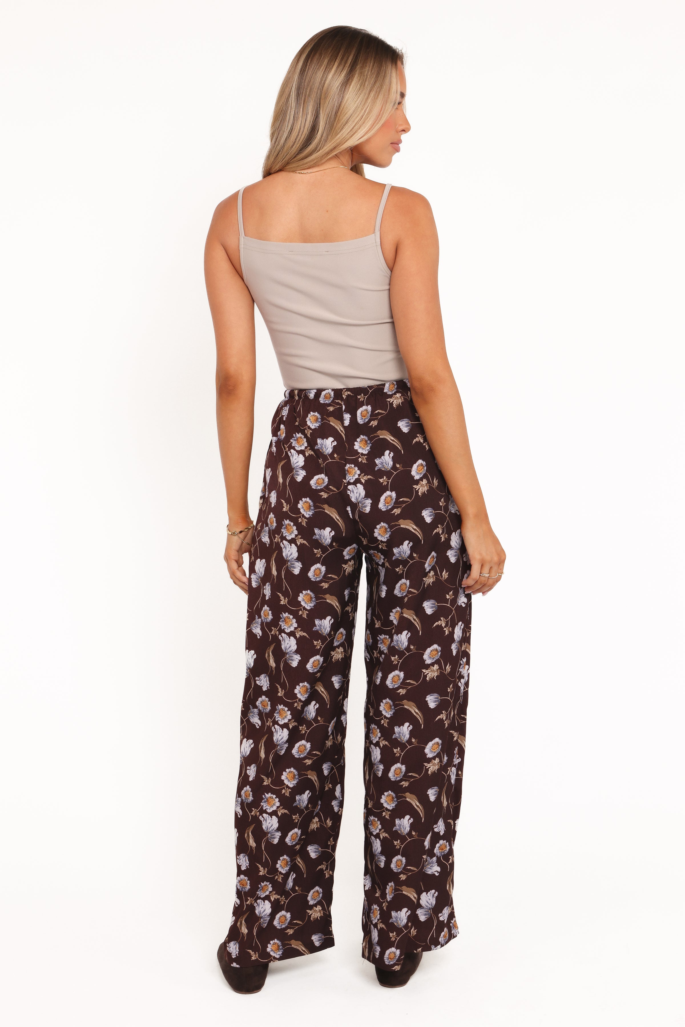 Calantha Wide Leg Pants - Fall Floral