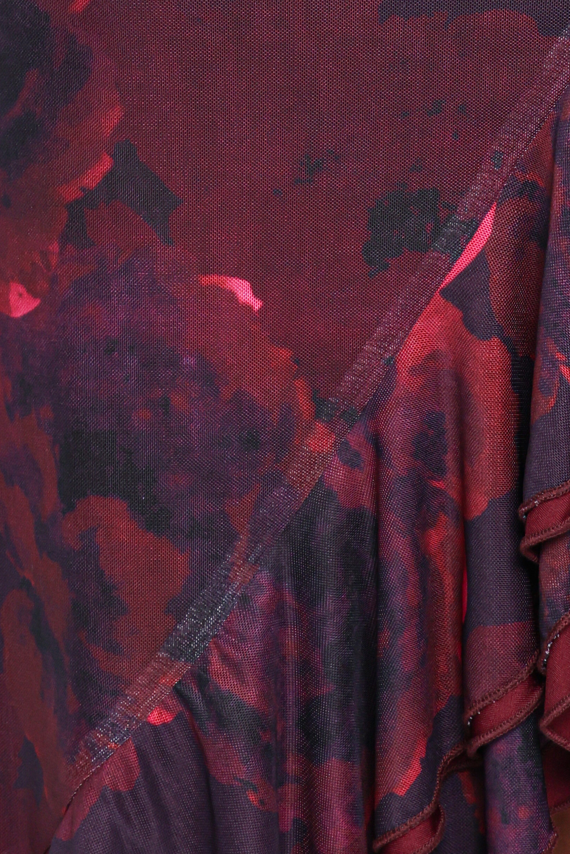 Carella Maxi Dress - Red Floral