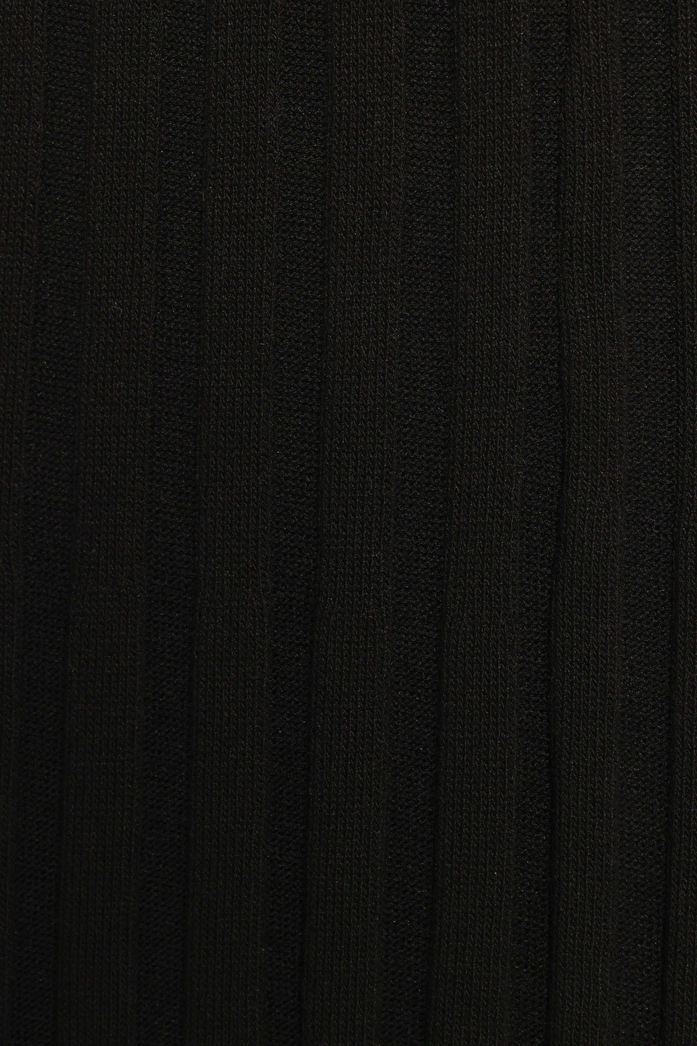 Carson Knit Midi Skirt - Black