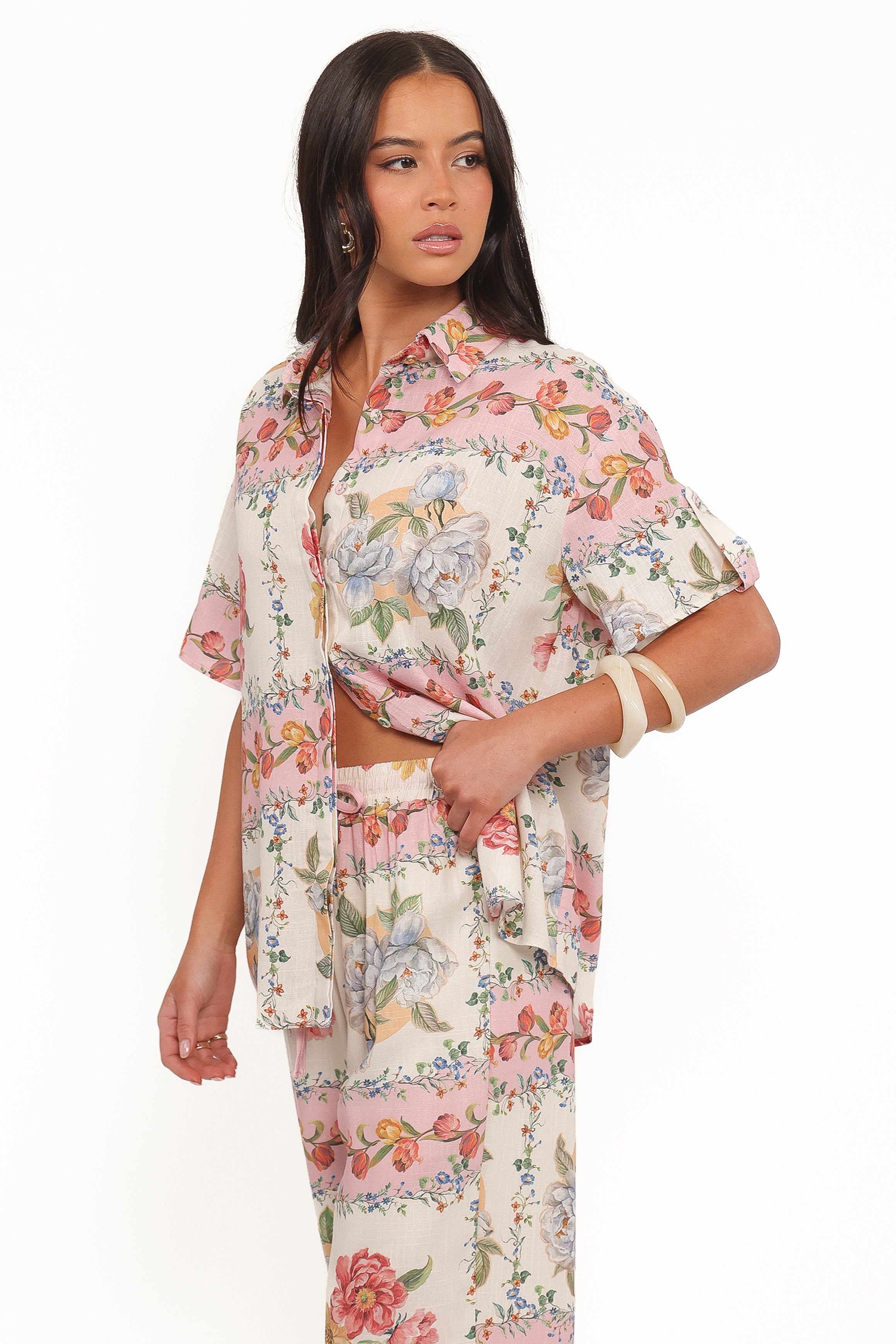 Cascais Shirt - Rose Tile