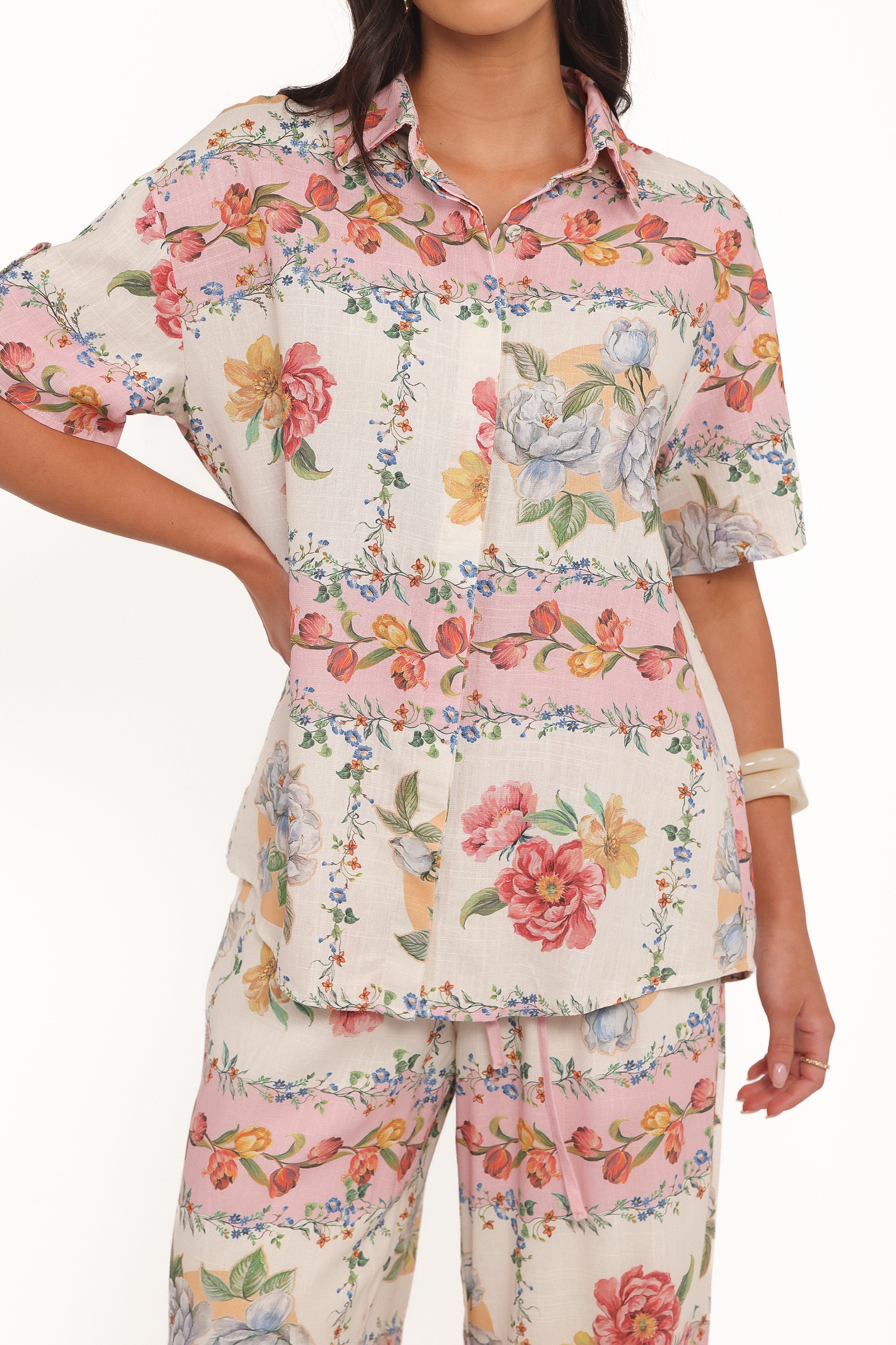 Cascais Shirt - Rose Tile