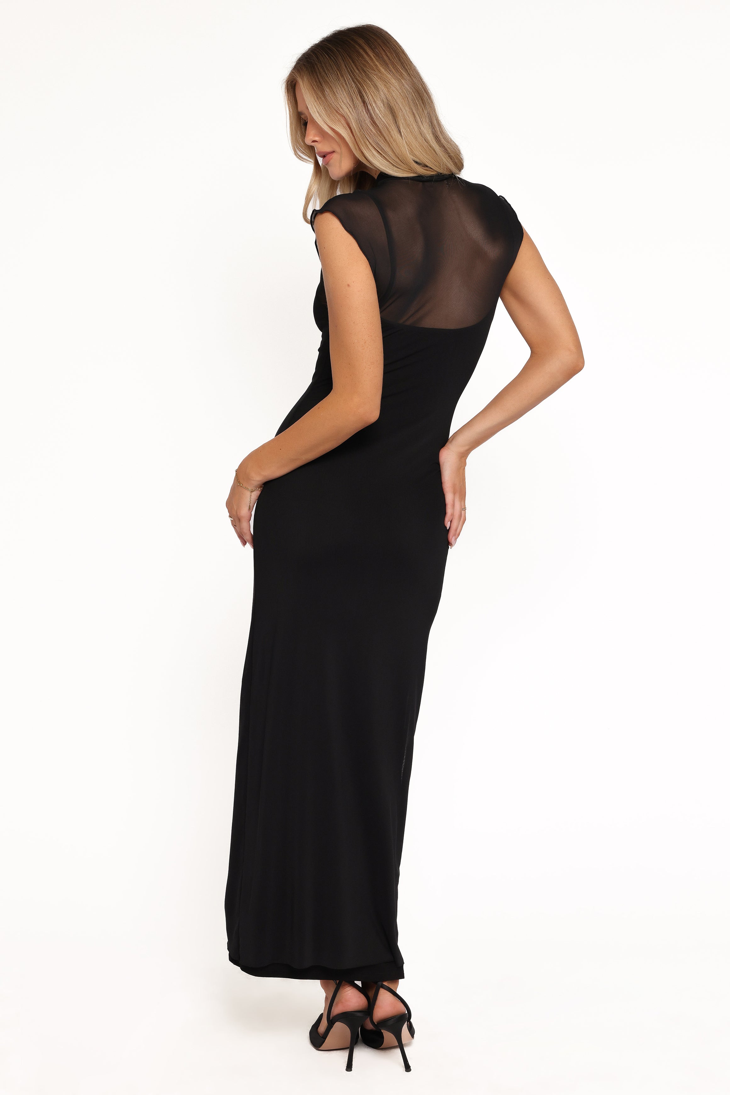 Charice Midi Dress - Black