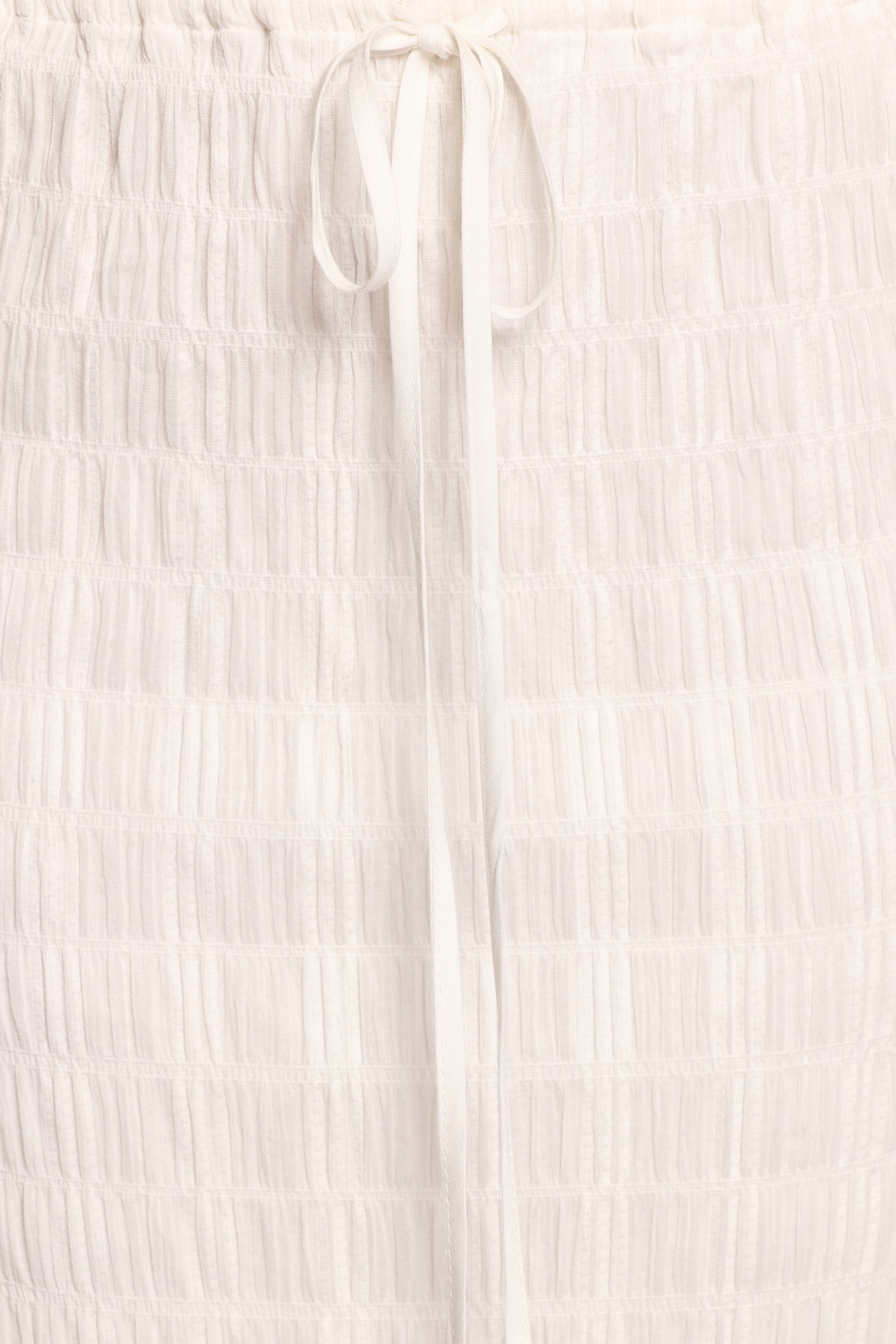 Charlotte Textured Maxi Skirt - White