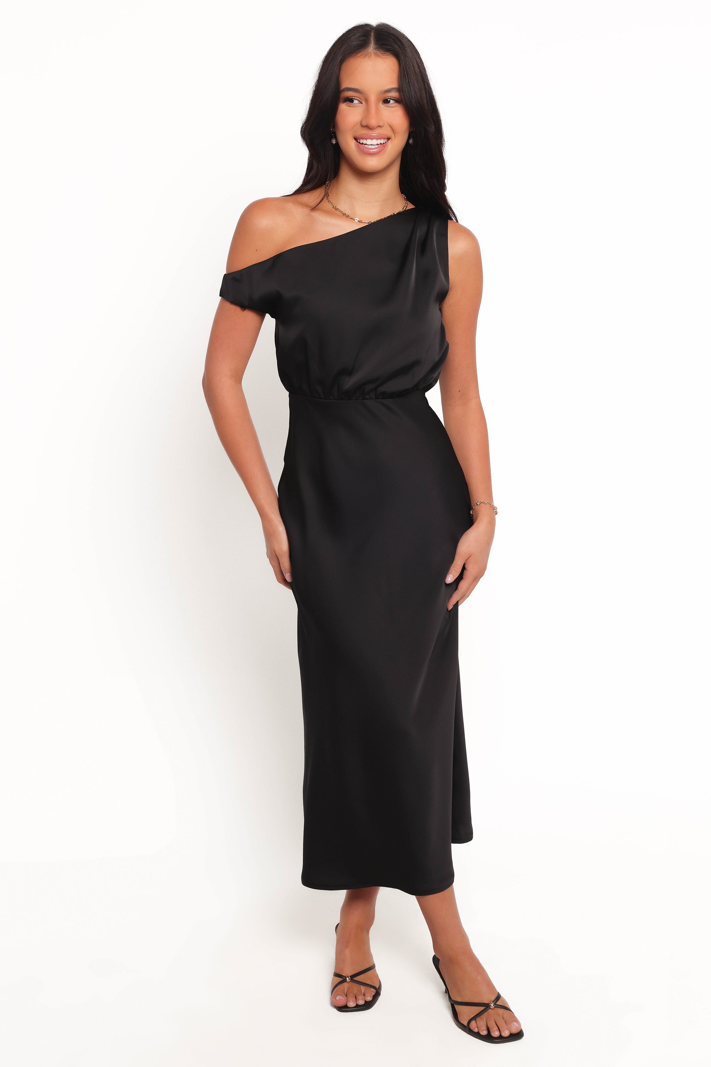 Clare Midi Dress - Black