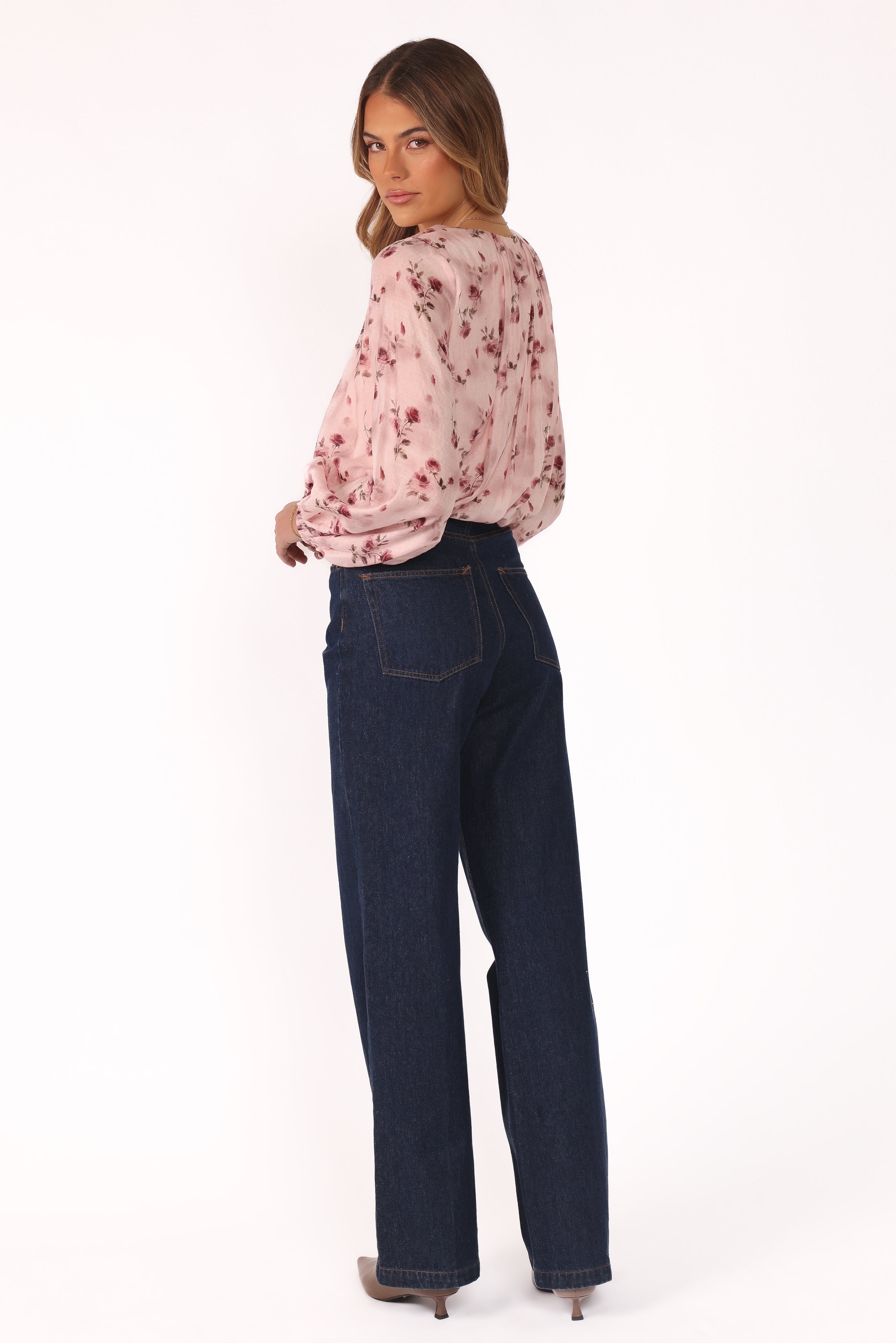 Dallas Long Sleeve Top - Pink Rose