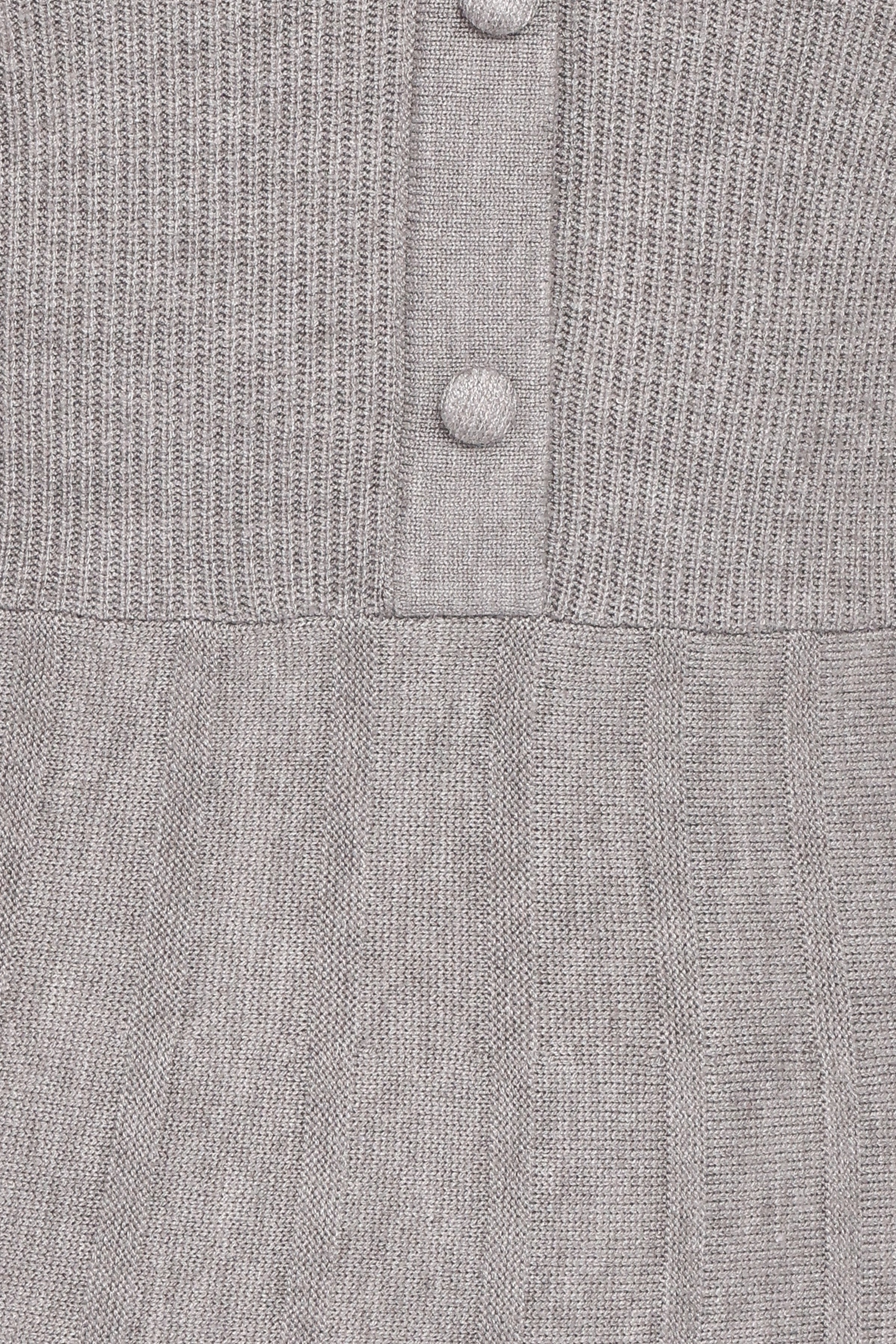 Darlina Long Sleeve Mini Dress - Heather Grey