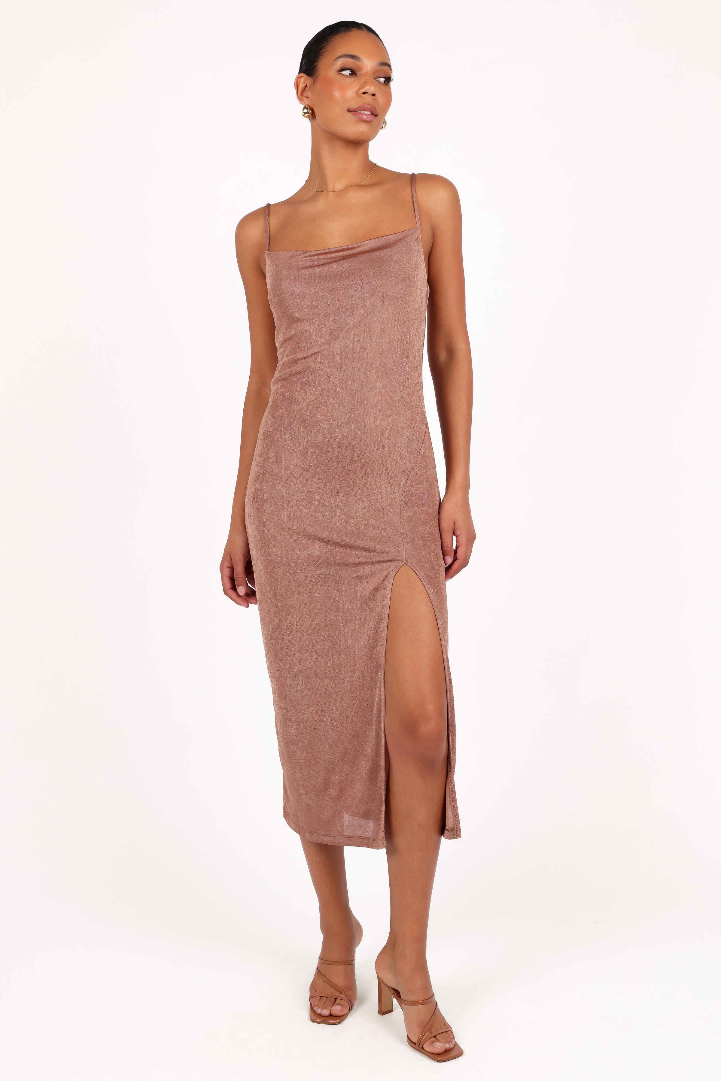 DRESSES @Diani Dress - Banksia Brown