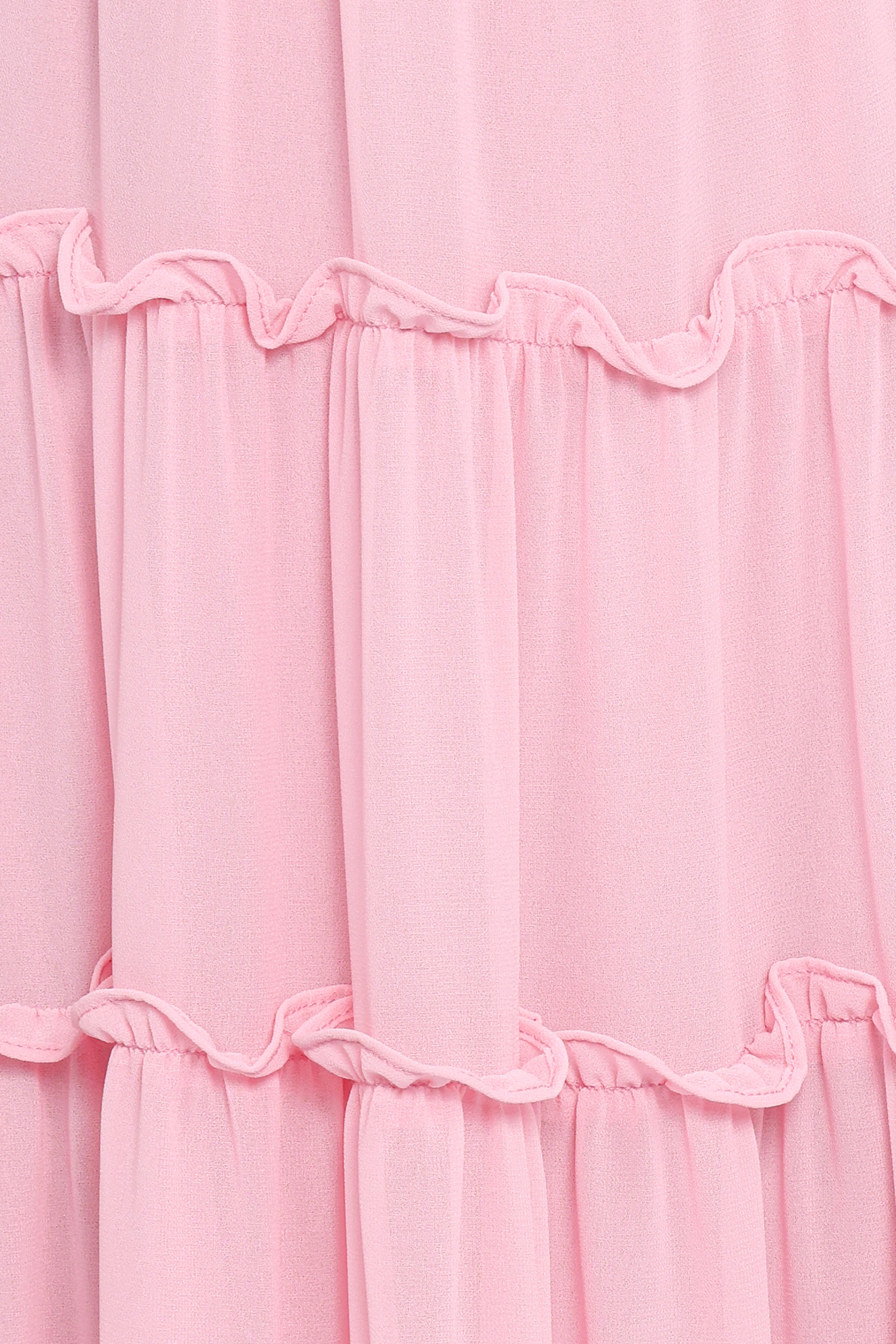 Dottie Halterneck Maxi Dress - Pink