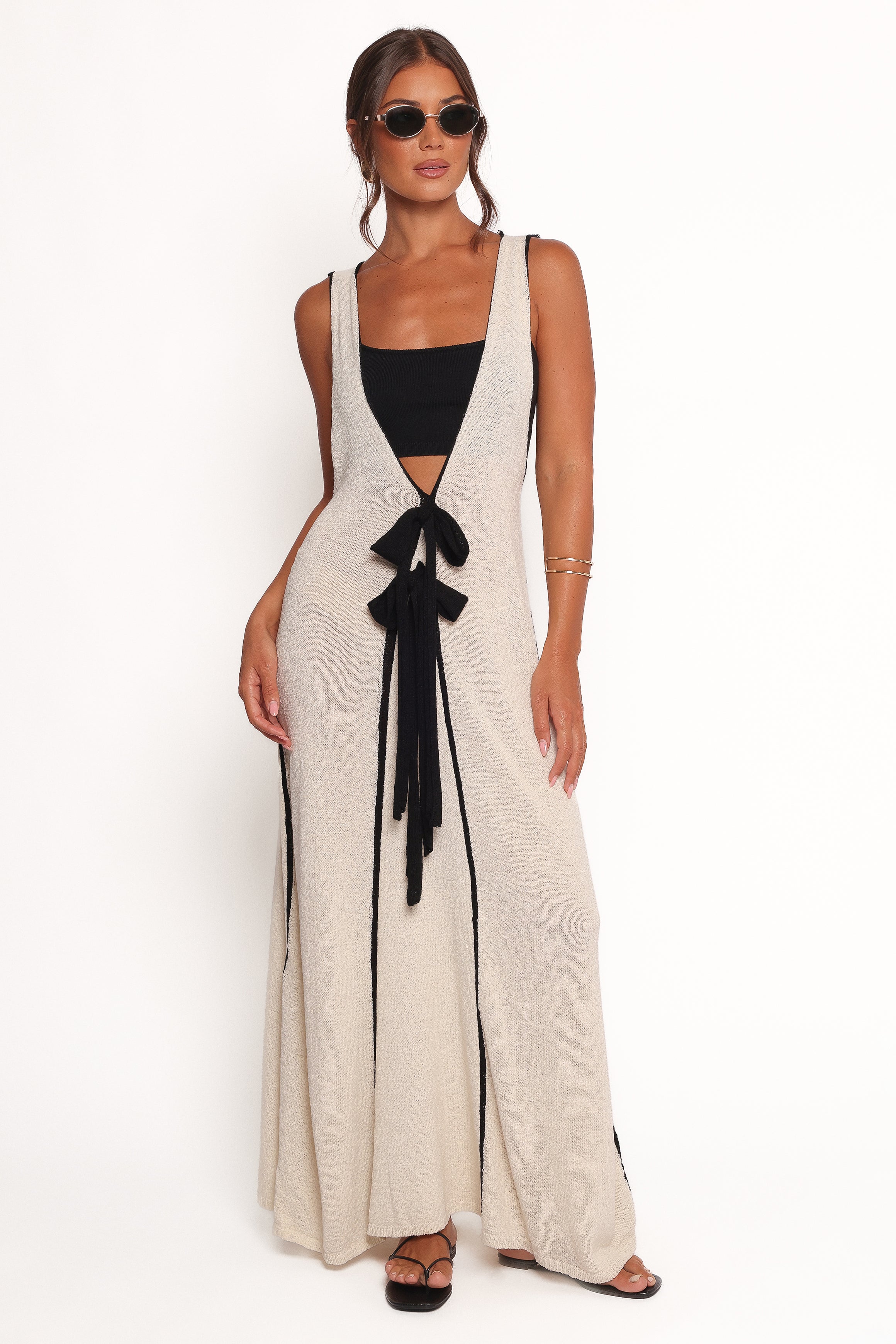 Draco Midi Dress - Cream