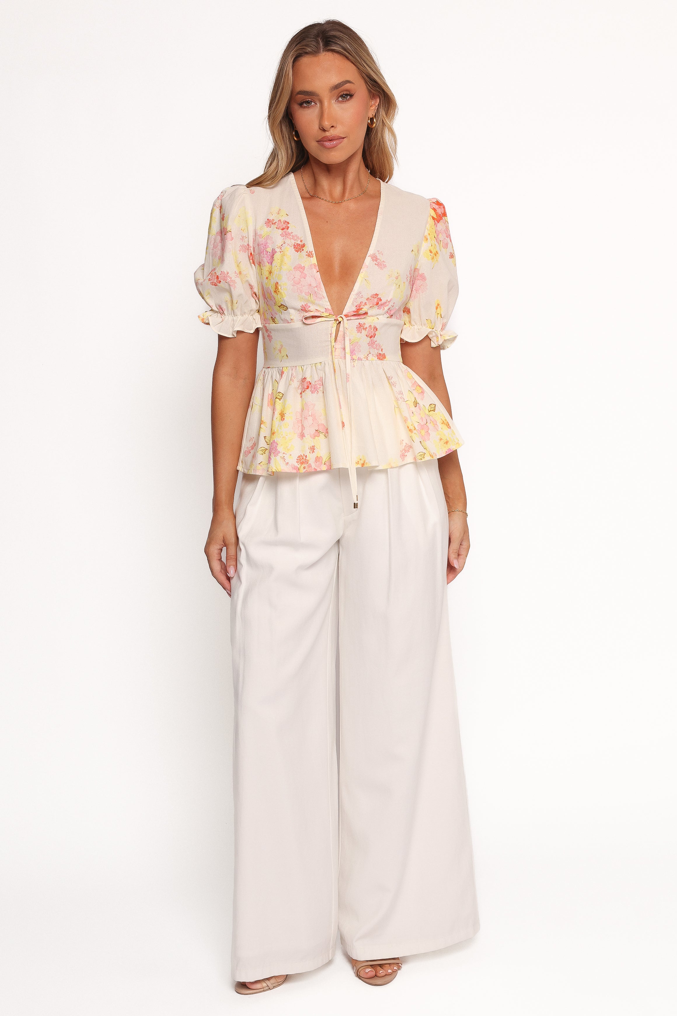 Duchess Top - Pink Floral