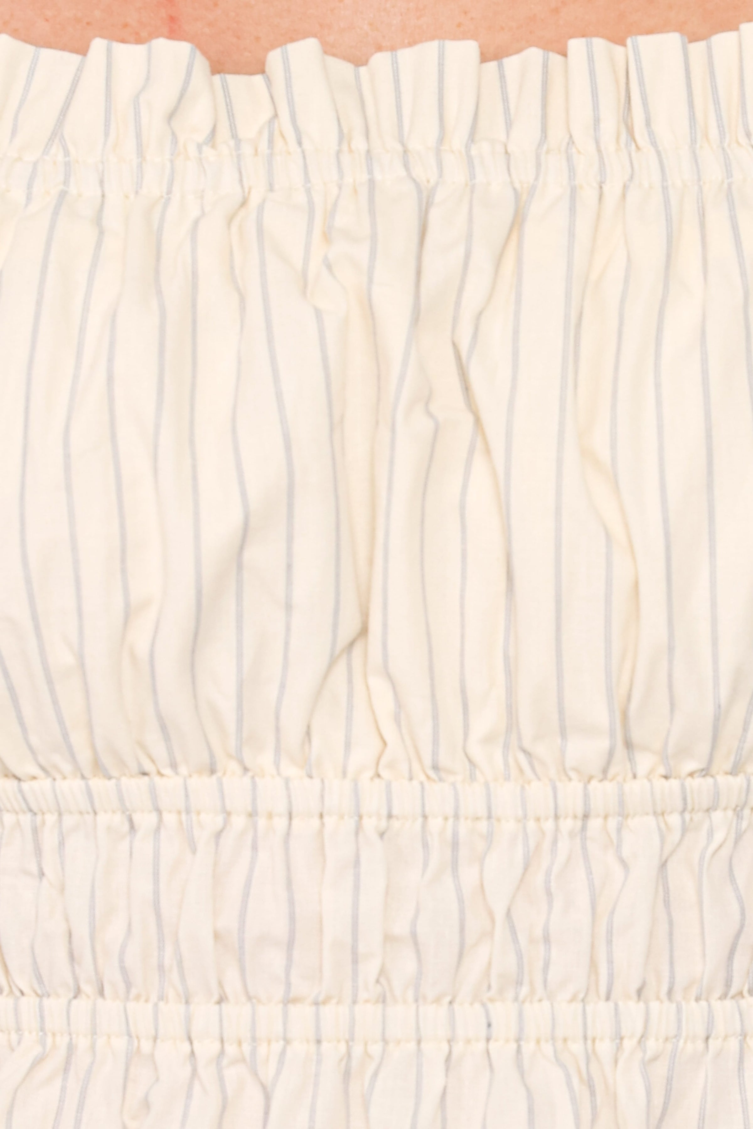 Eimear Top - White Stripe