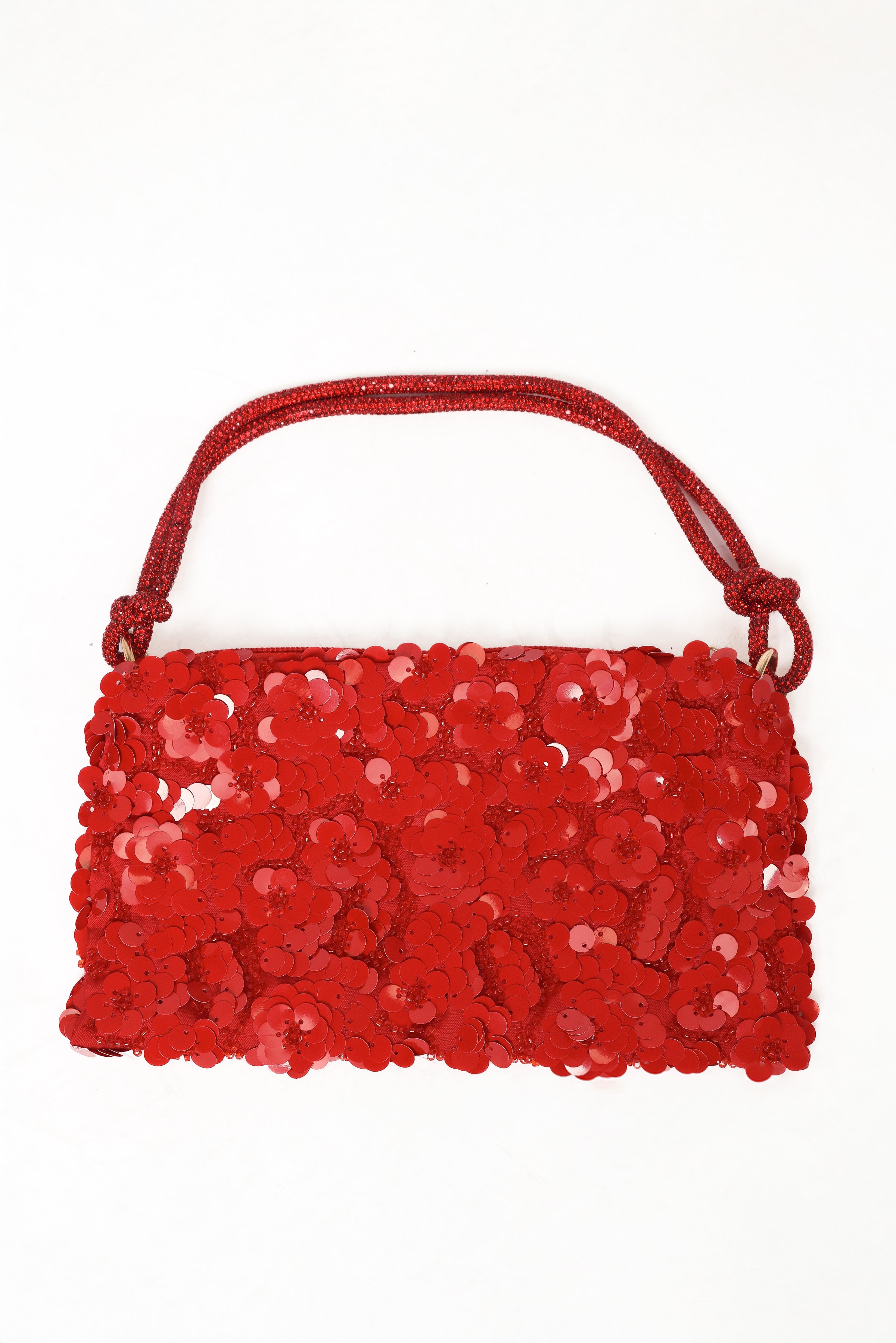 Eliza Sequin Bag - Red