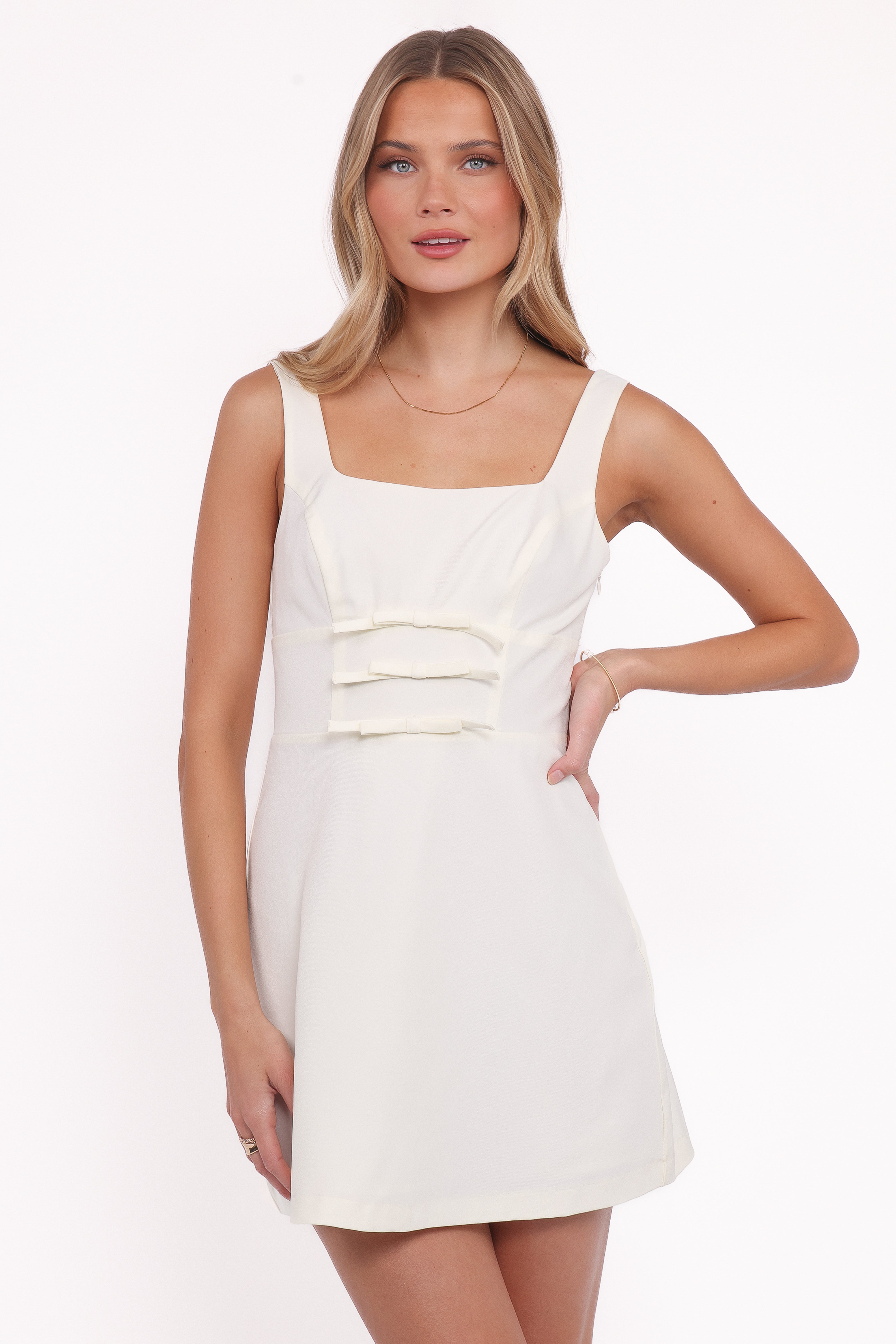 Emer Mini Dress - Cream