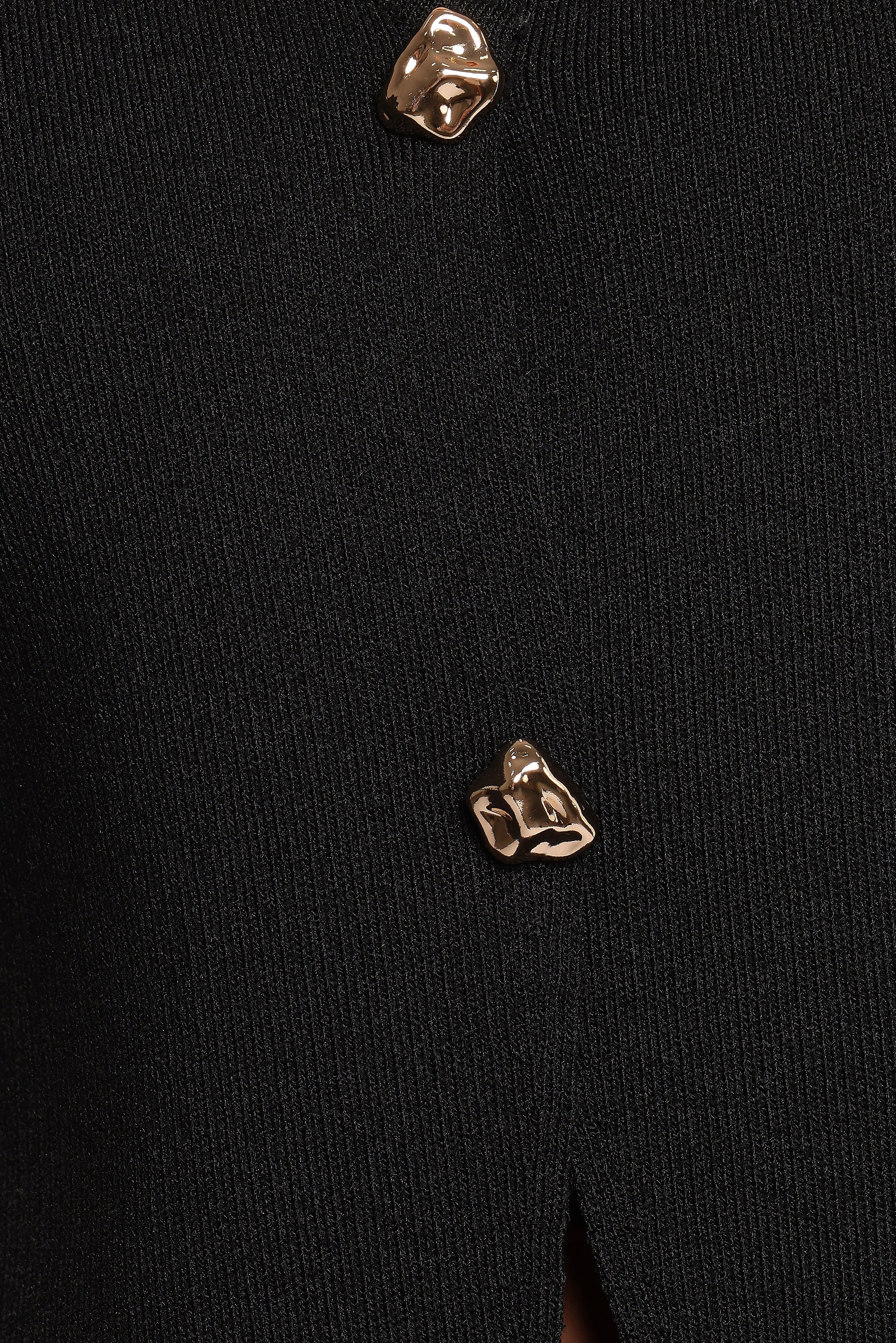 Everlee Knit Vest Top - Black