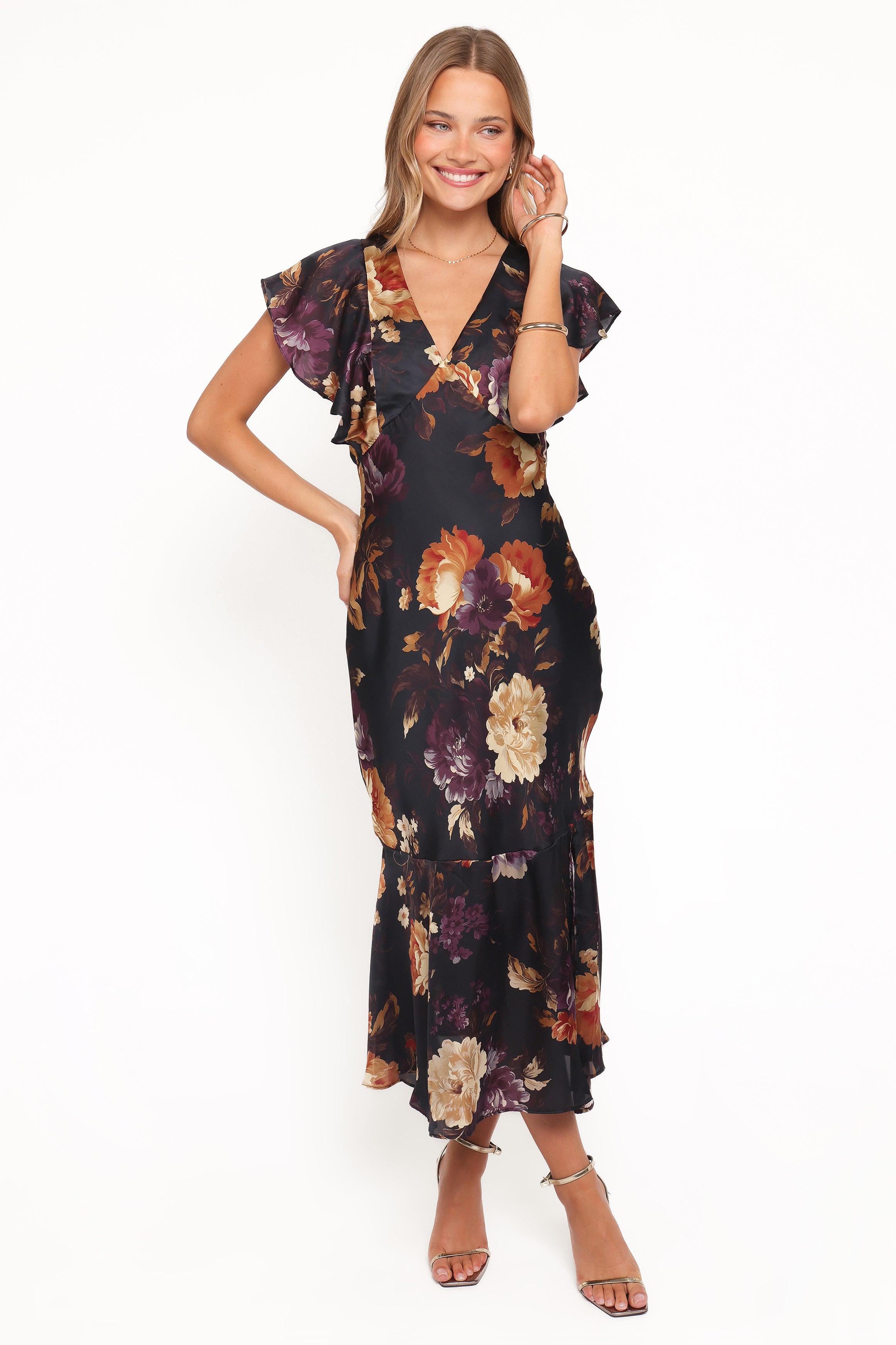 Evonne Midi Dress - Nightfall Floral