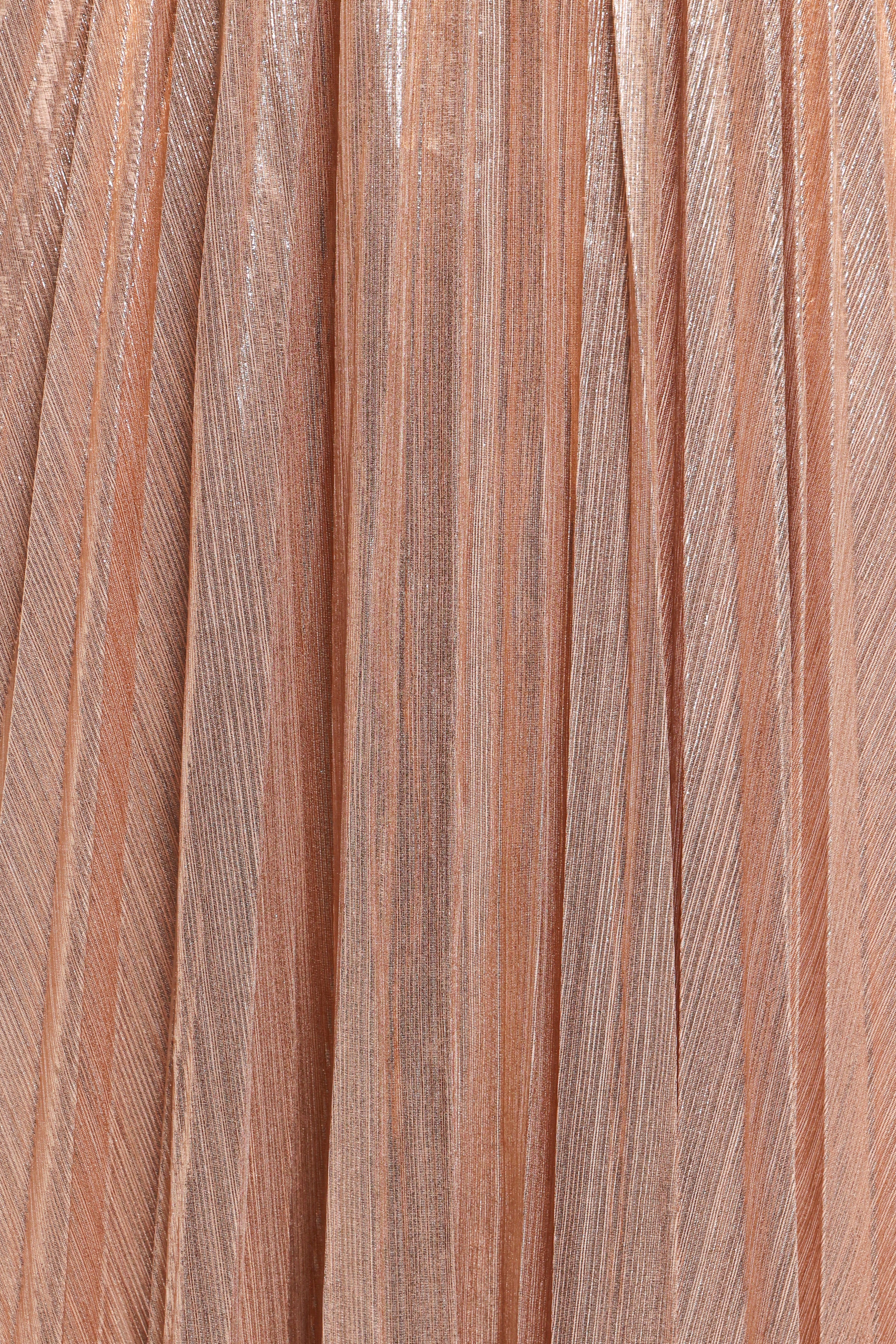 Faye Strapless Maxi Dress - Gold