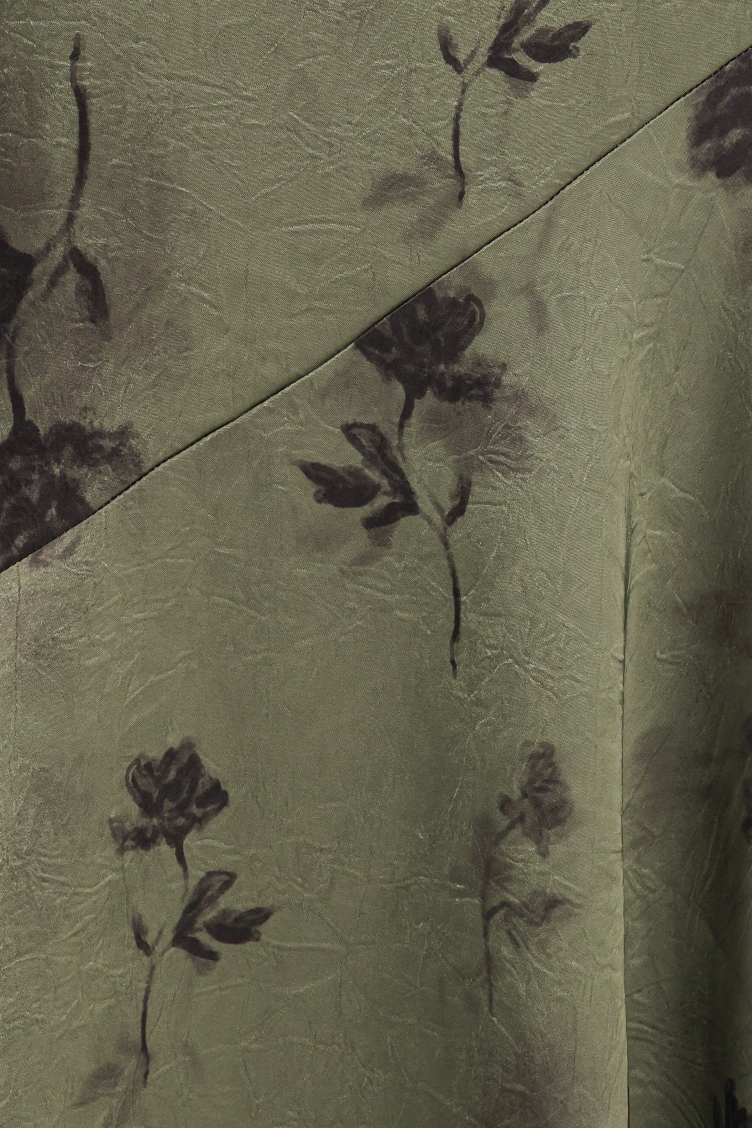 Fia Midi Dress - Green Floral