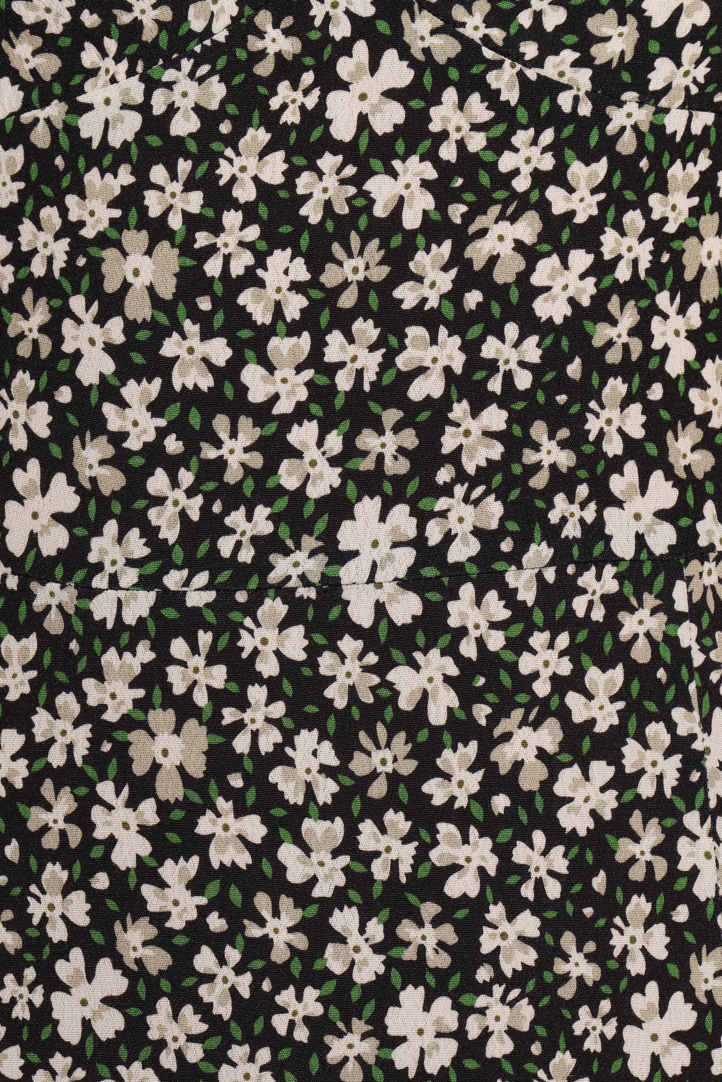 Franklin Dress - Black Floral