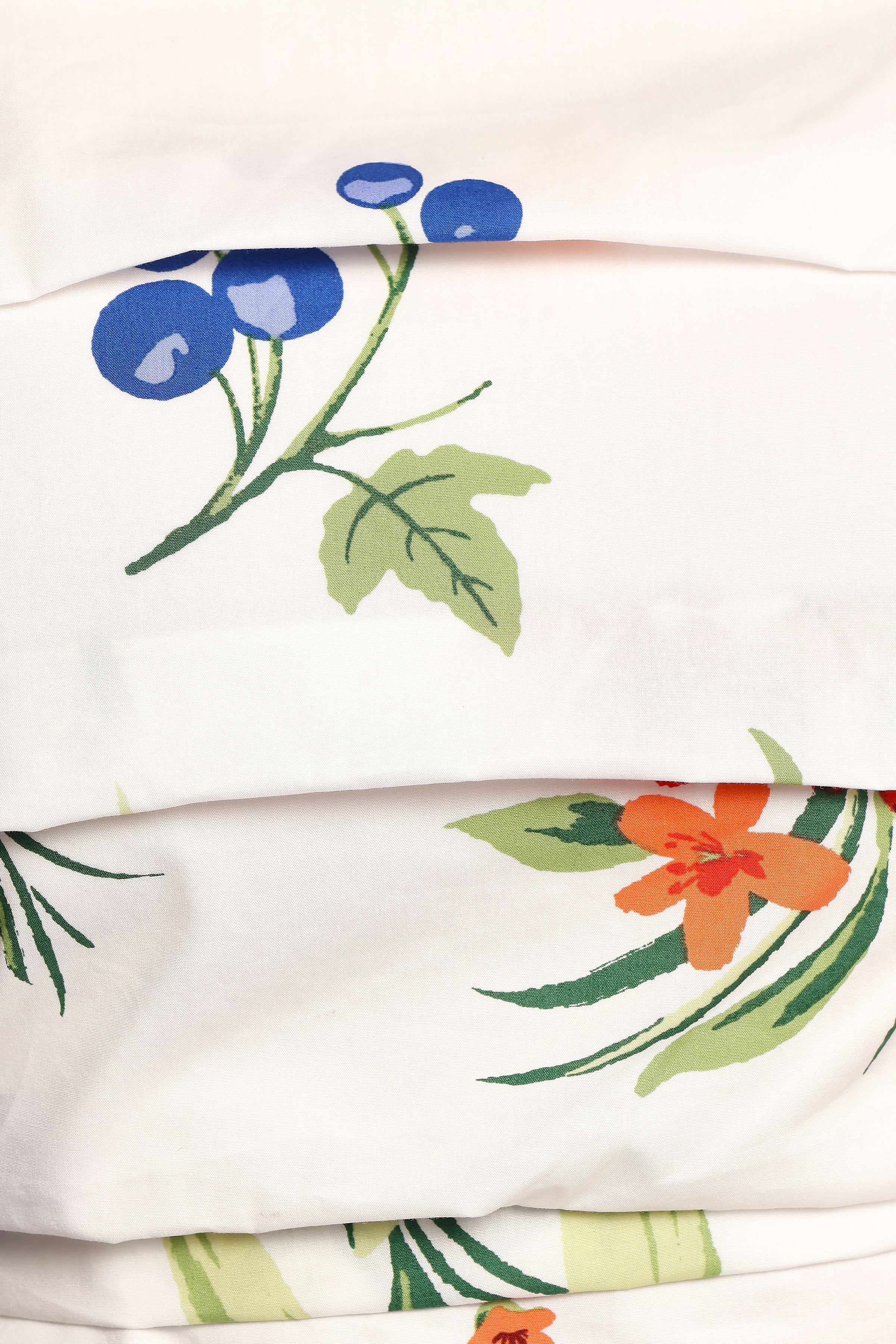 Geneva Tie Top - Off White Red