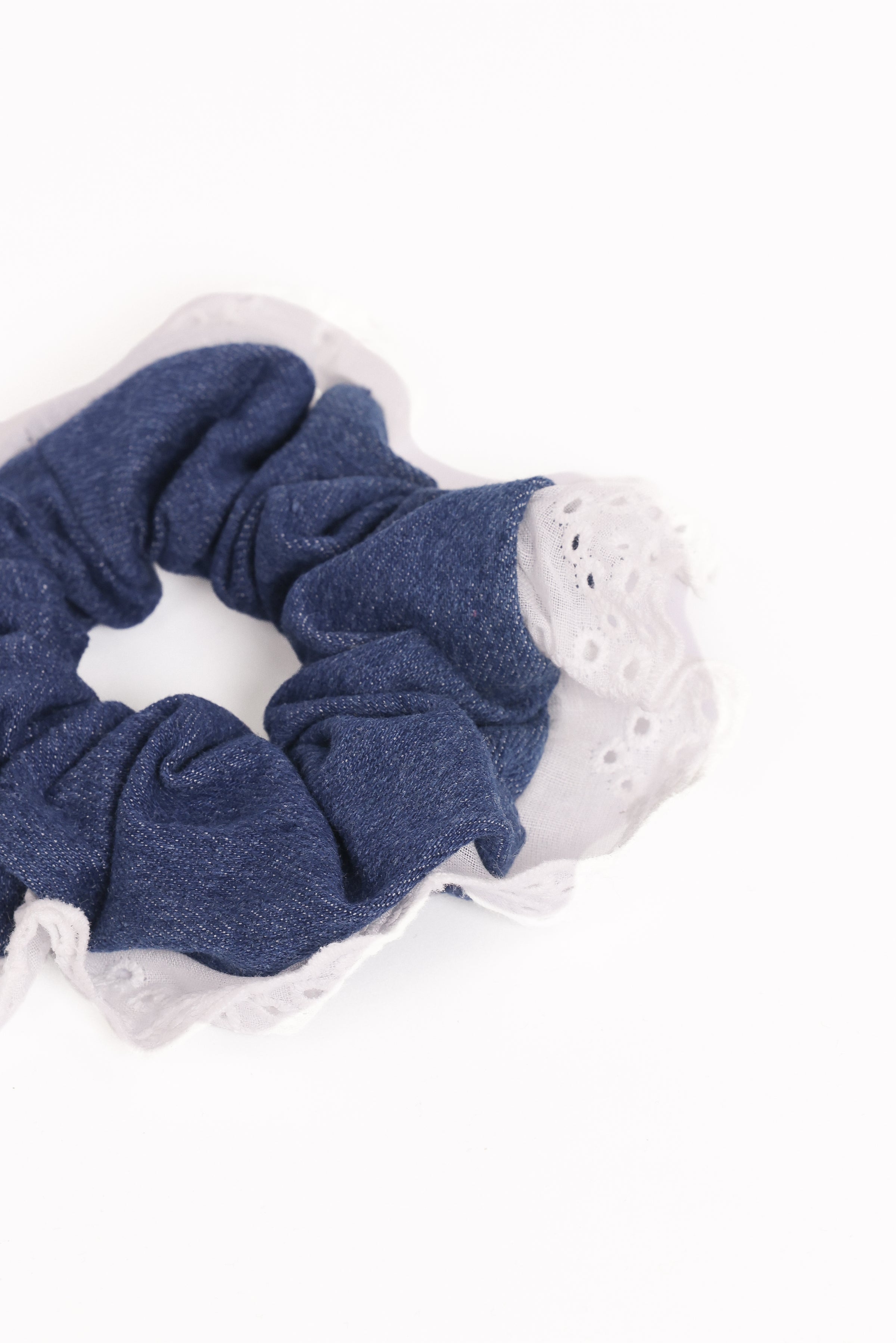 Georgia Scrunchie - Dark Blue