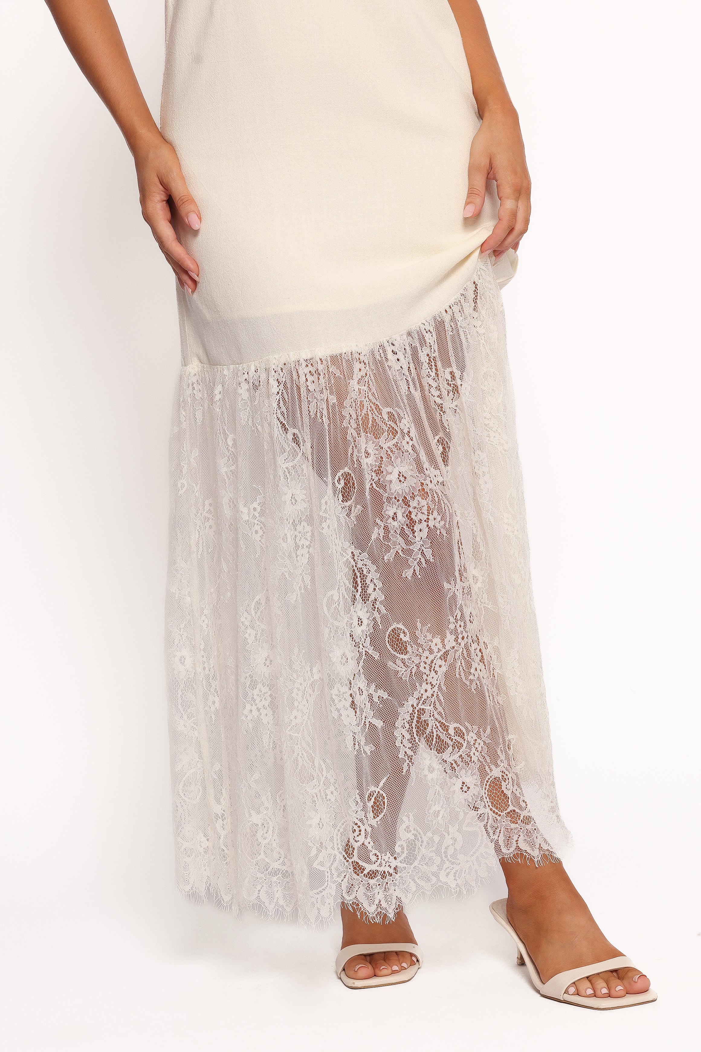 Grant Midi Dress - Cream