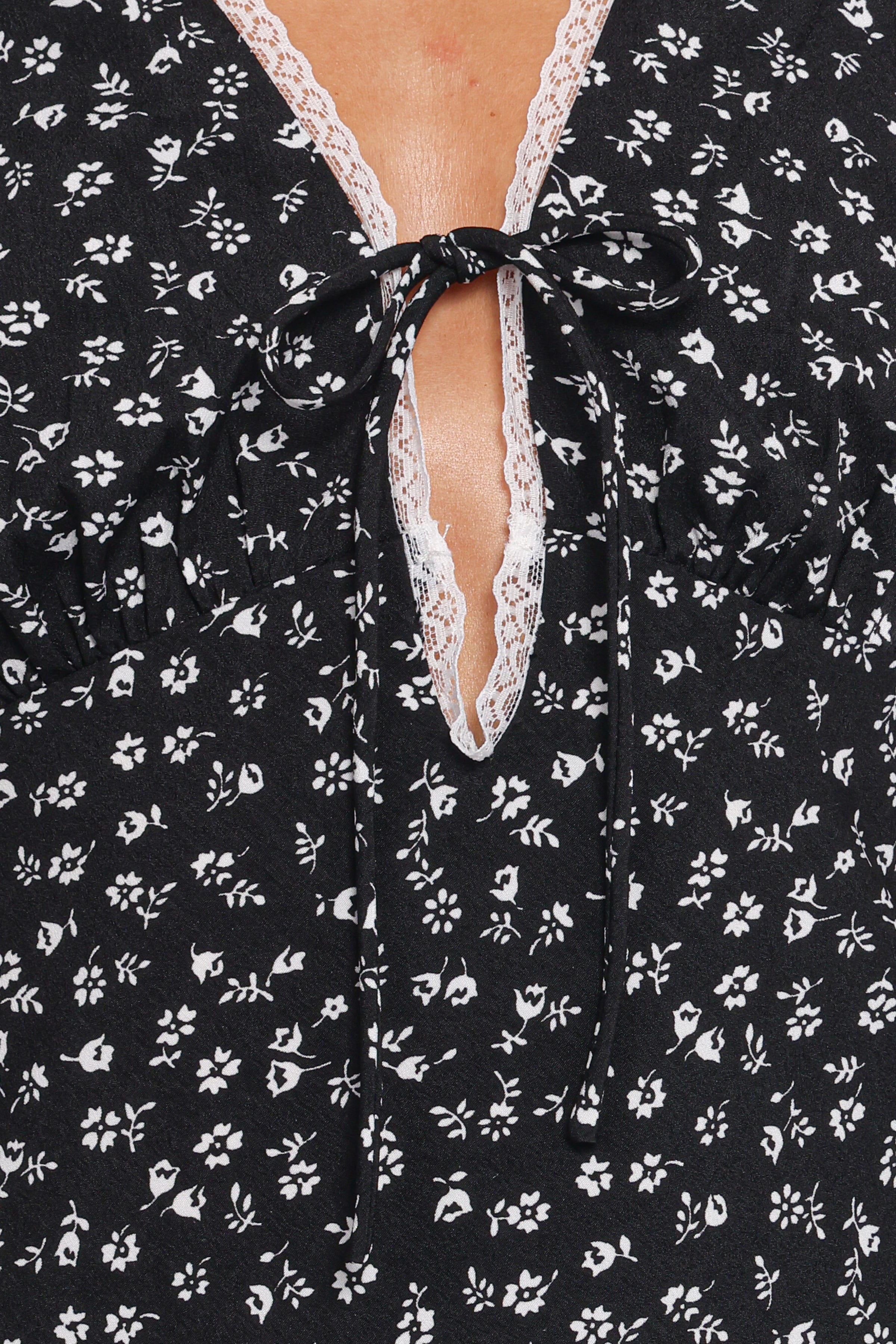 Jackson Maxi Dress - Black Floral