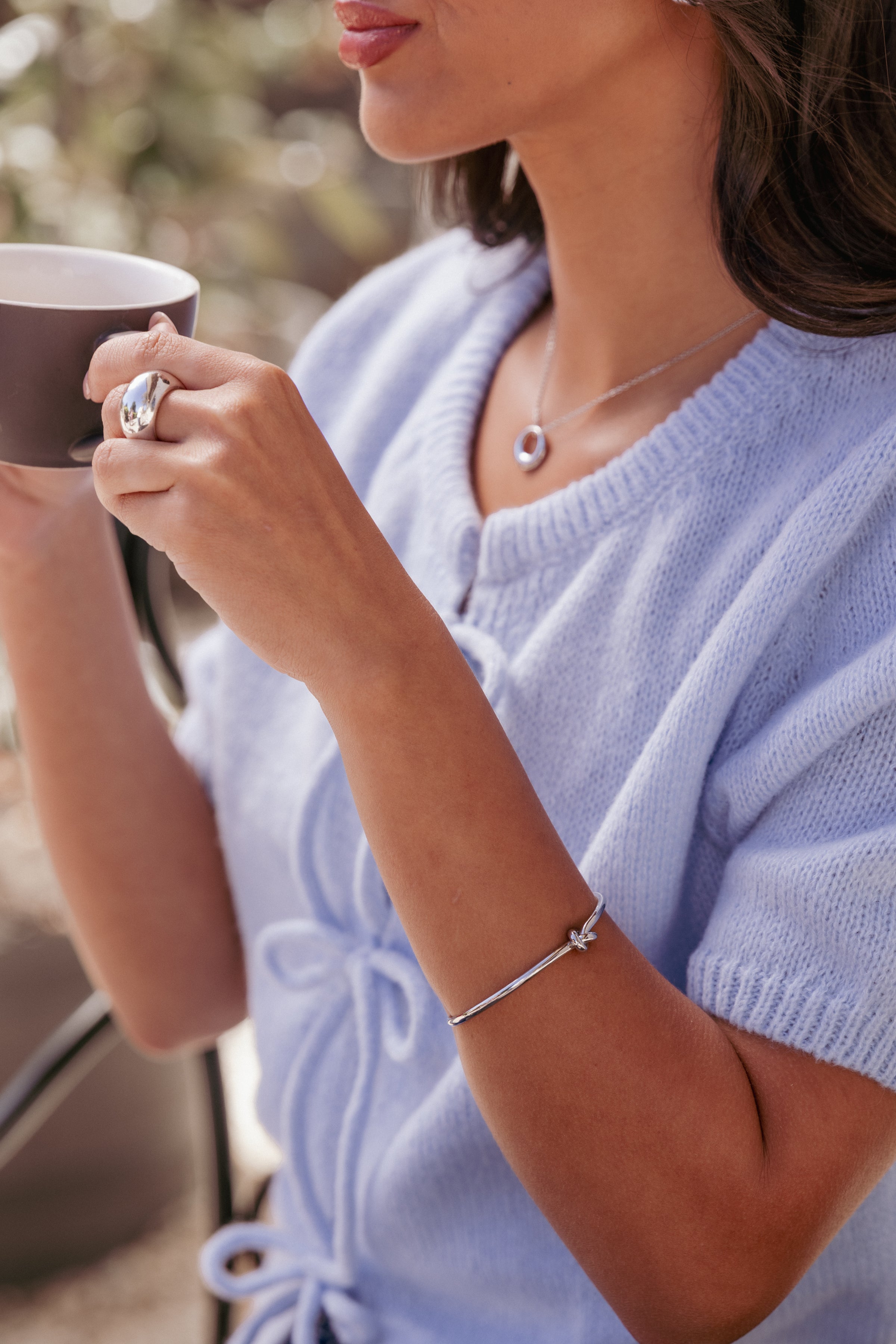 Jarvis Knot Bracelet - Silver