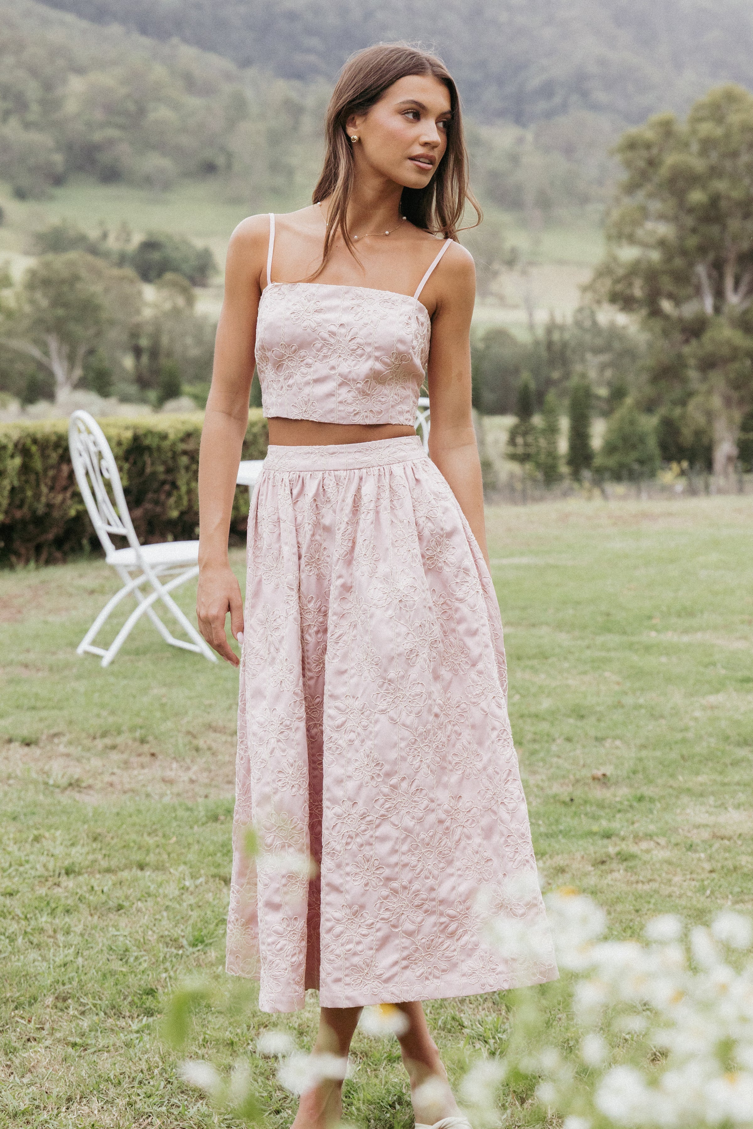 Jazara Skirt Set - Pink