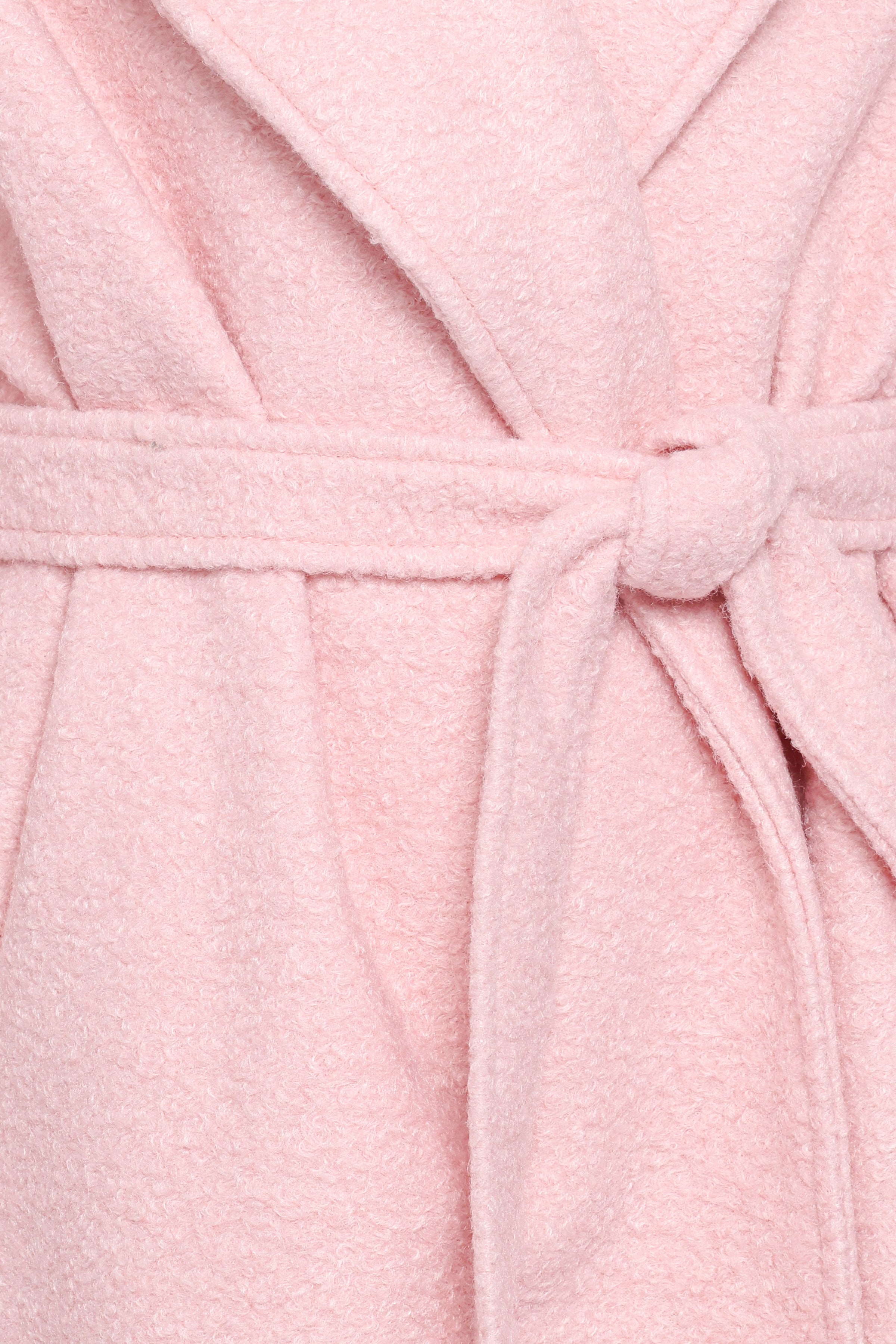 Jazzie Boucle Coat - Baby Pink