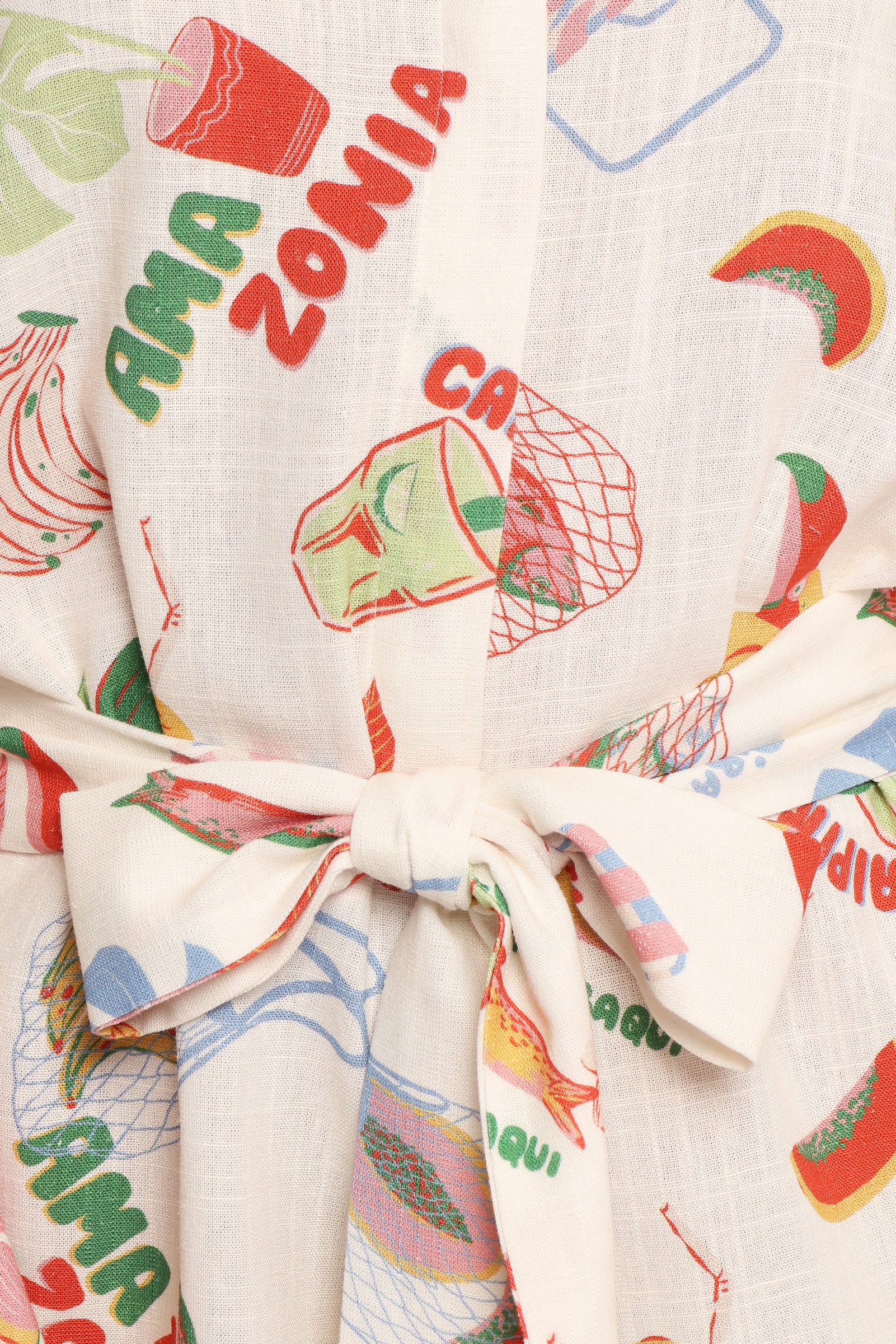 Jillia Long Sleeve Romper - Alfresco