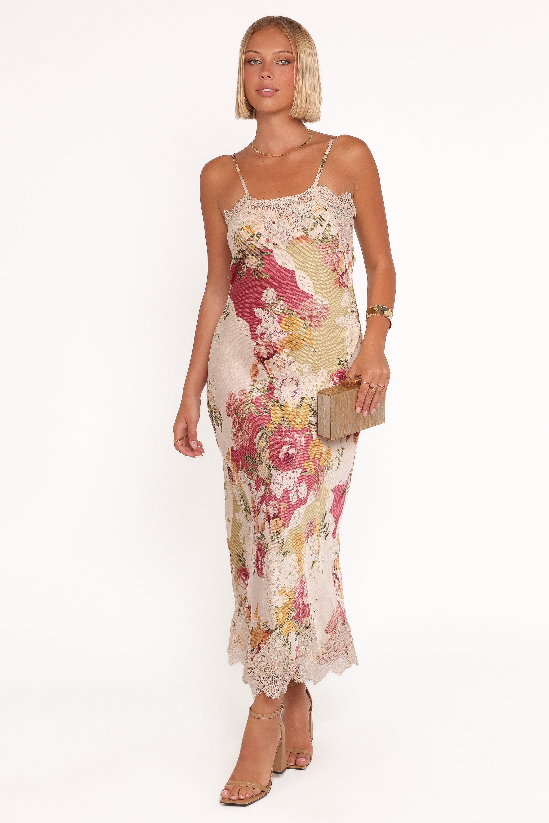 Laken Maxi Dress - Patchwork Floral