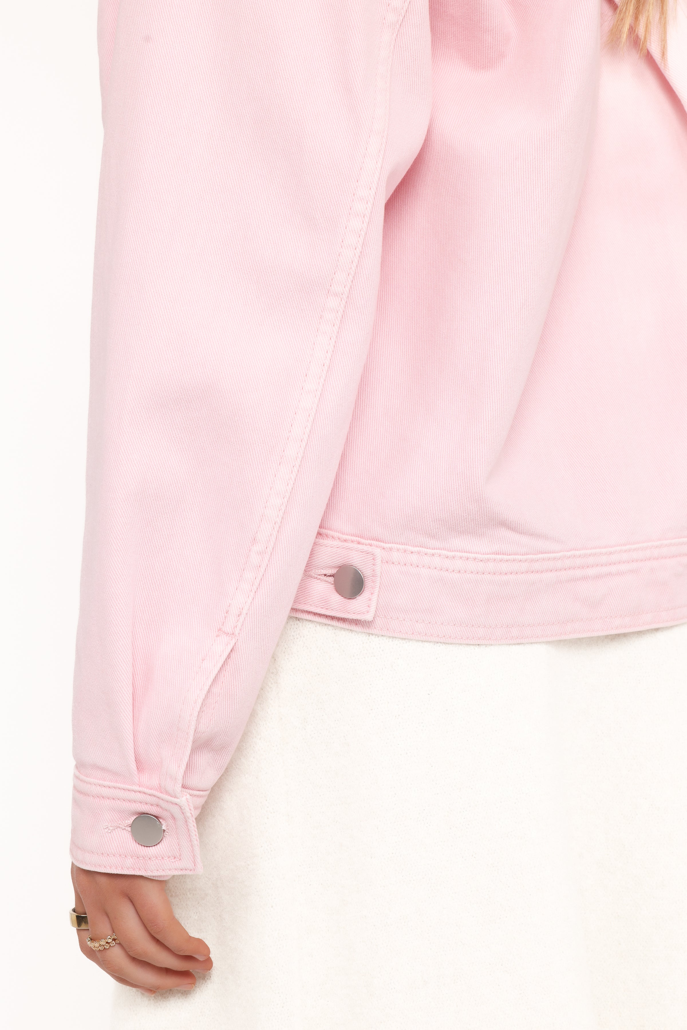 Larosa Denim Jacket - Dusty Pink