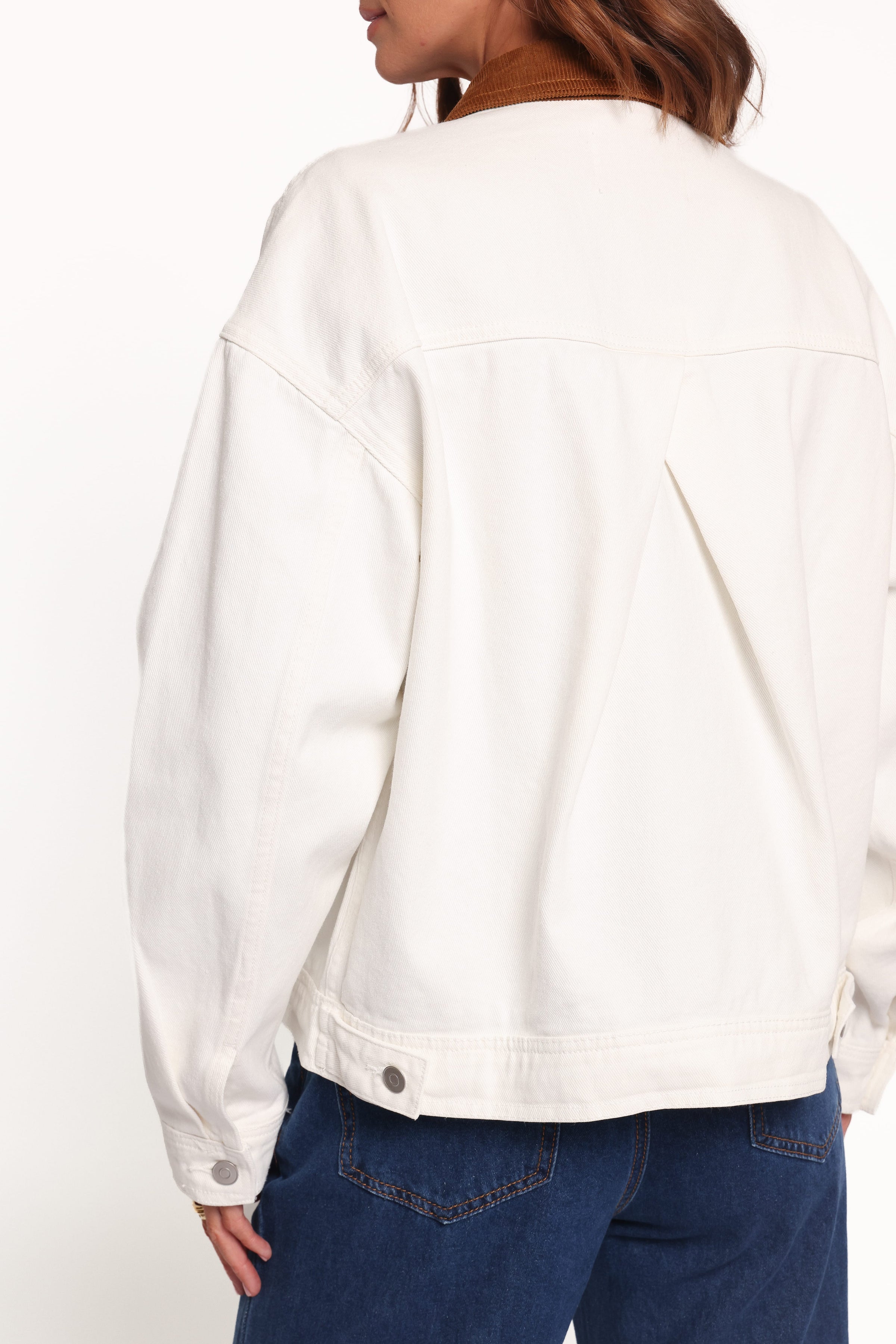 Larosa Denim Jacket - Ivory