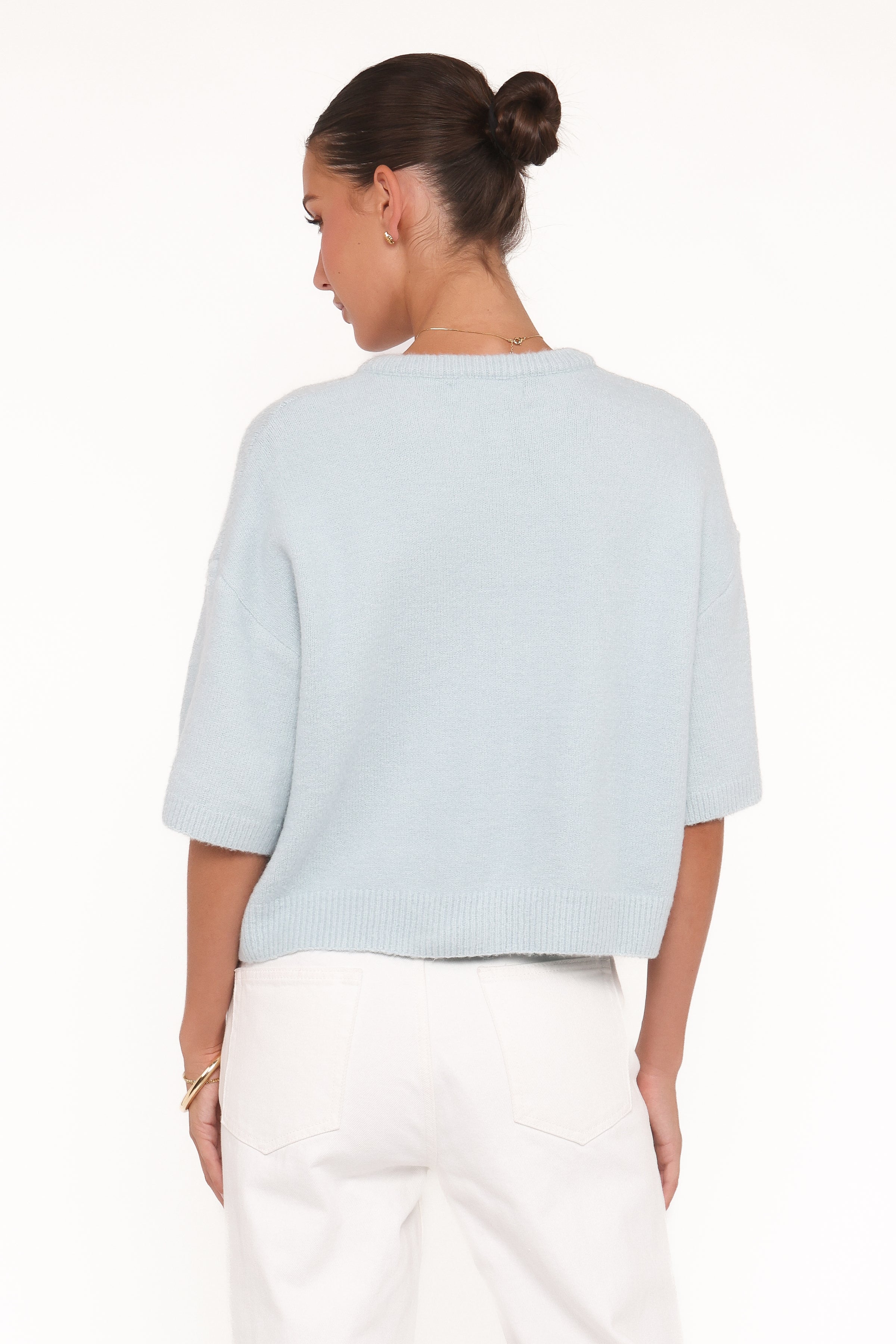 Lilith Knit Top - Blue