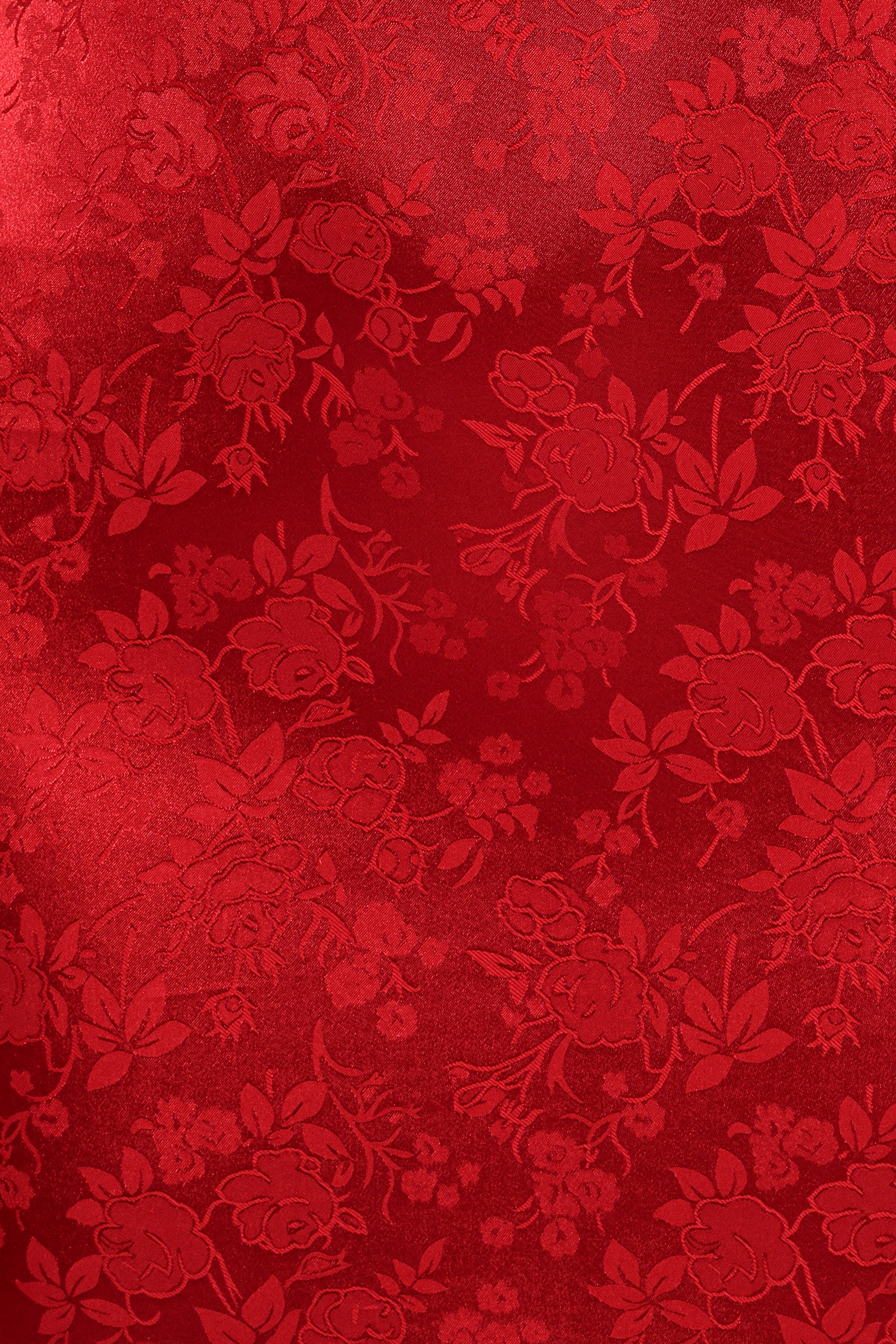 Lomandra Maxi Dress - Red Jacquard