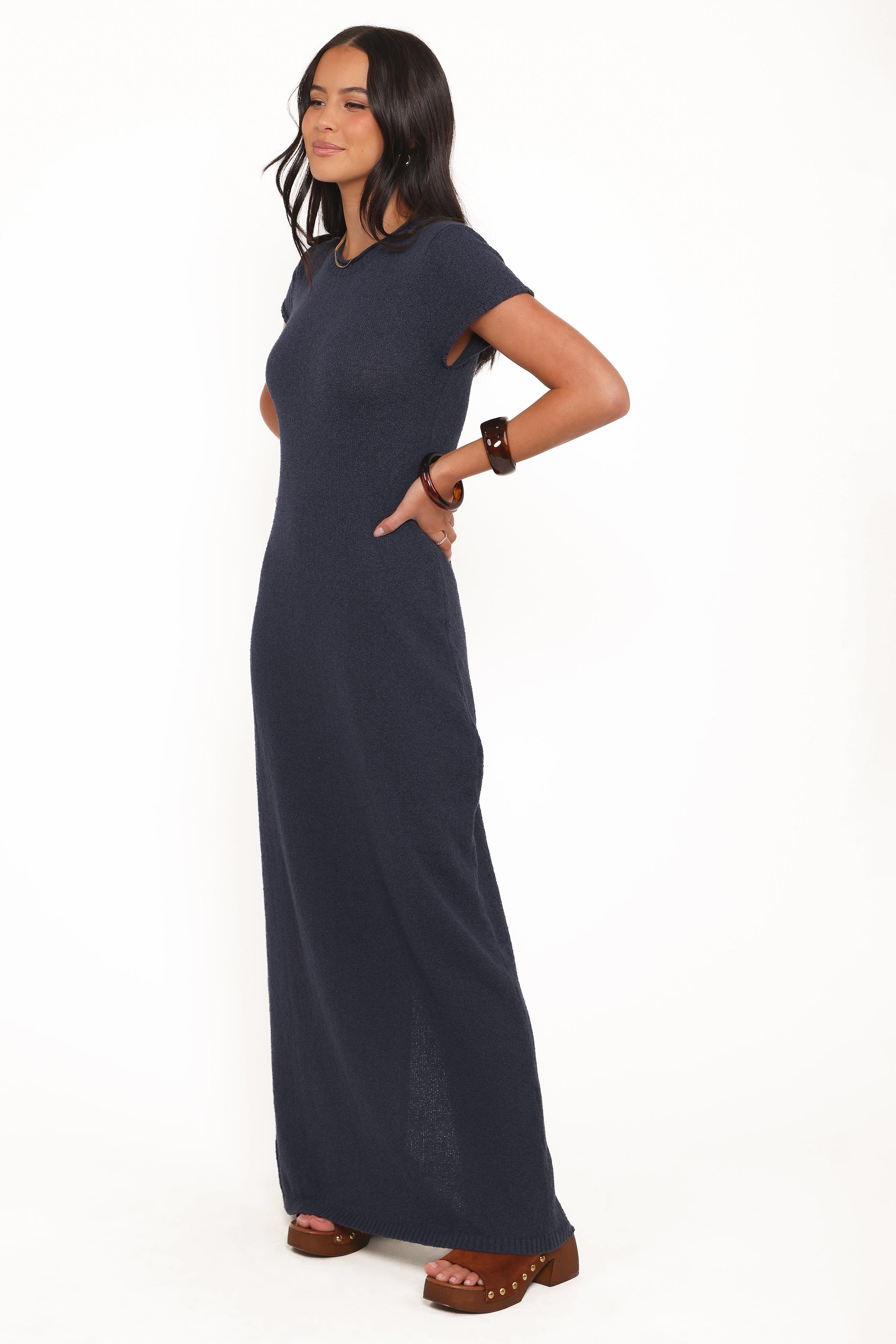 Lowell Knit Maxi Dress - Navy
